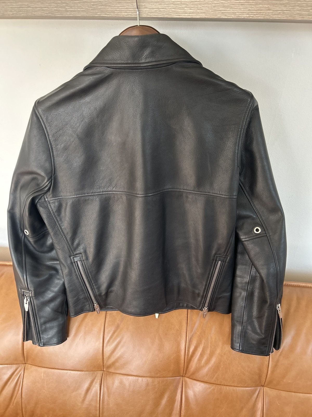 The Arrivals The arrivals black leather biker jacket Size US M / EU 48-50 / 2 - 4 Thumbnail