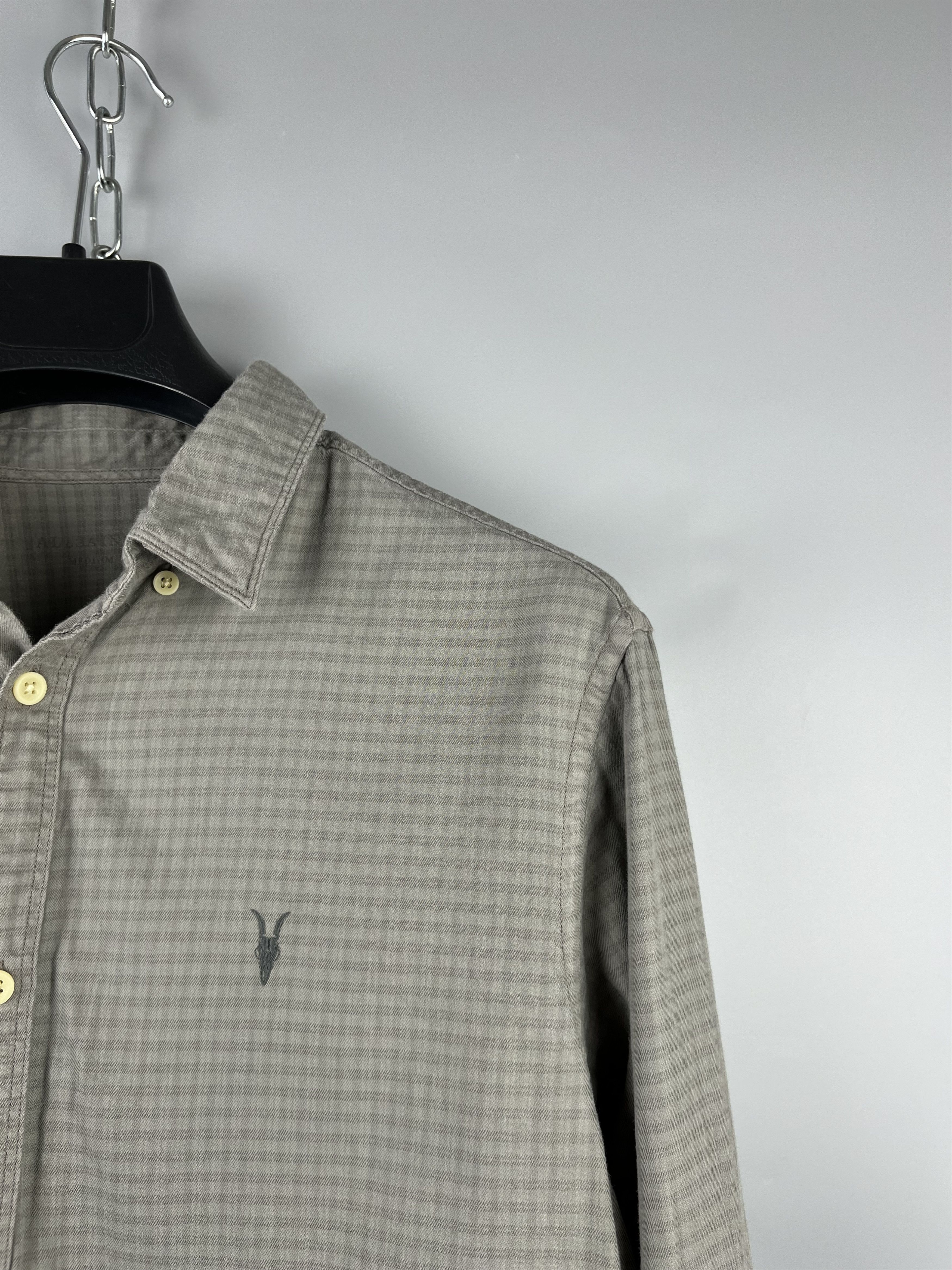 Allsaints Allsaints Cotton Button Up Long Sleeve LS Shirt Size US M / EU 48-50 / 2 - 8 Thumbnail
