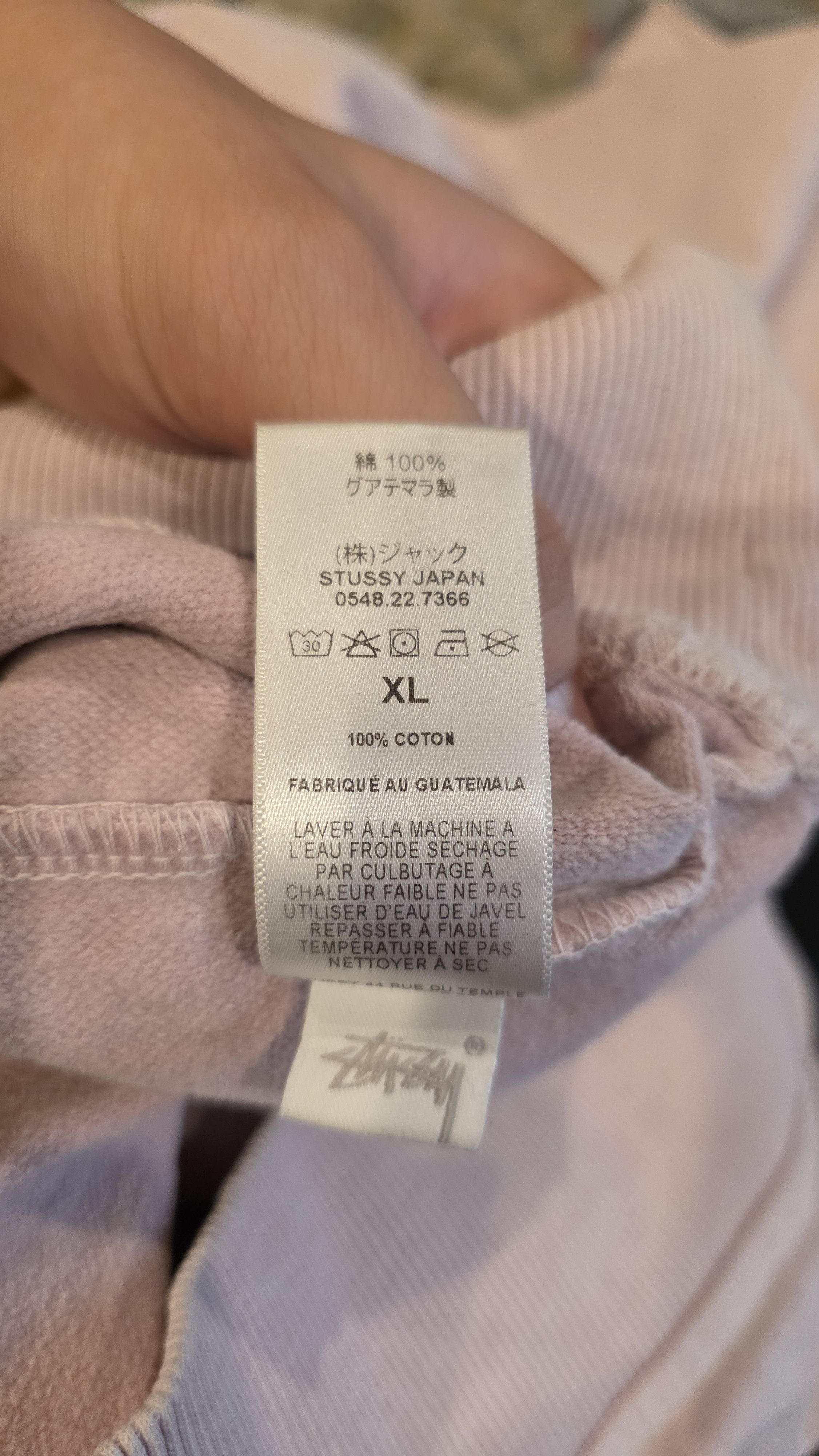 Stussy Stussy washed pink crown sweatshirts Size US XL / EU 56 / 4 - 5 Thumbnail