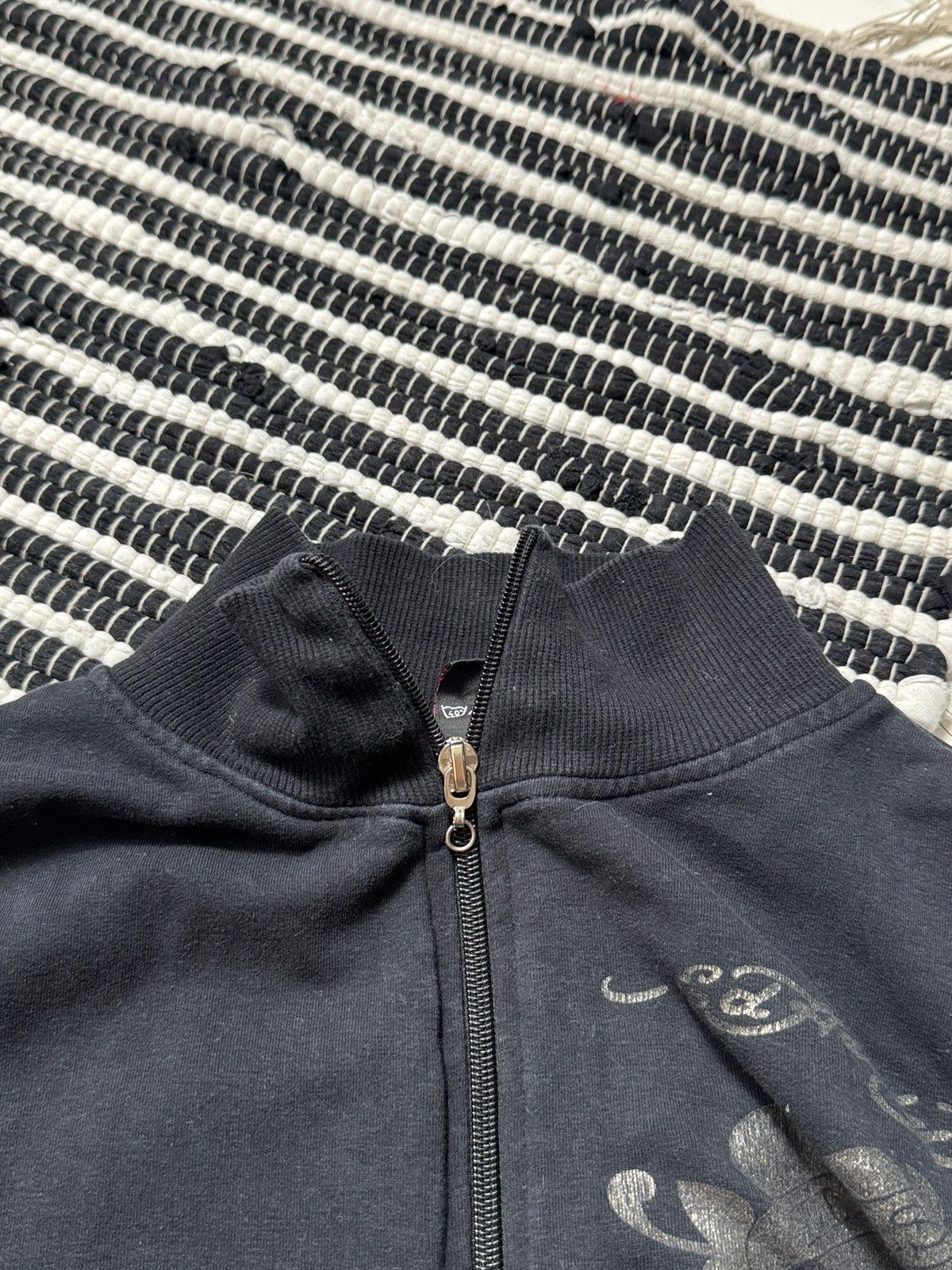 Ed Hardy VINTAGE ED HARDU SKULL BIG LOGO ZIP UP SWEATSHIRT Size S / US 4 / IT 40 - 6 Thumbnail