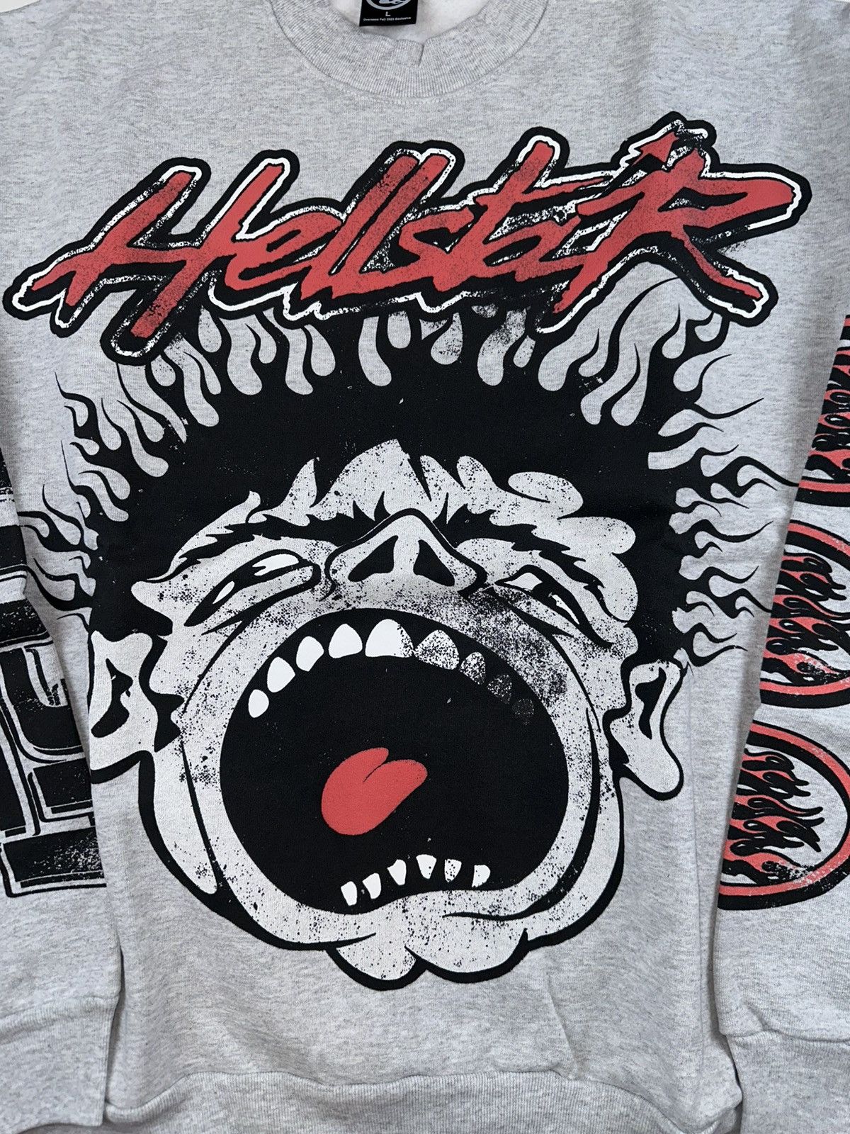 HELLSTAR Hellstar Overseas Collection Records Crewneck Size US L / EU 52-54 / 3 - 2 Thumbnail