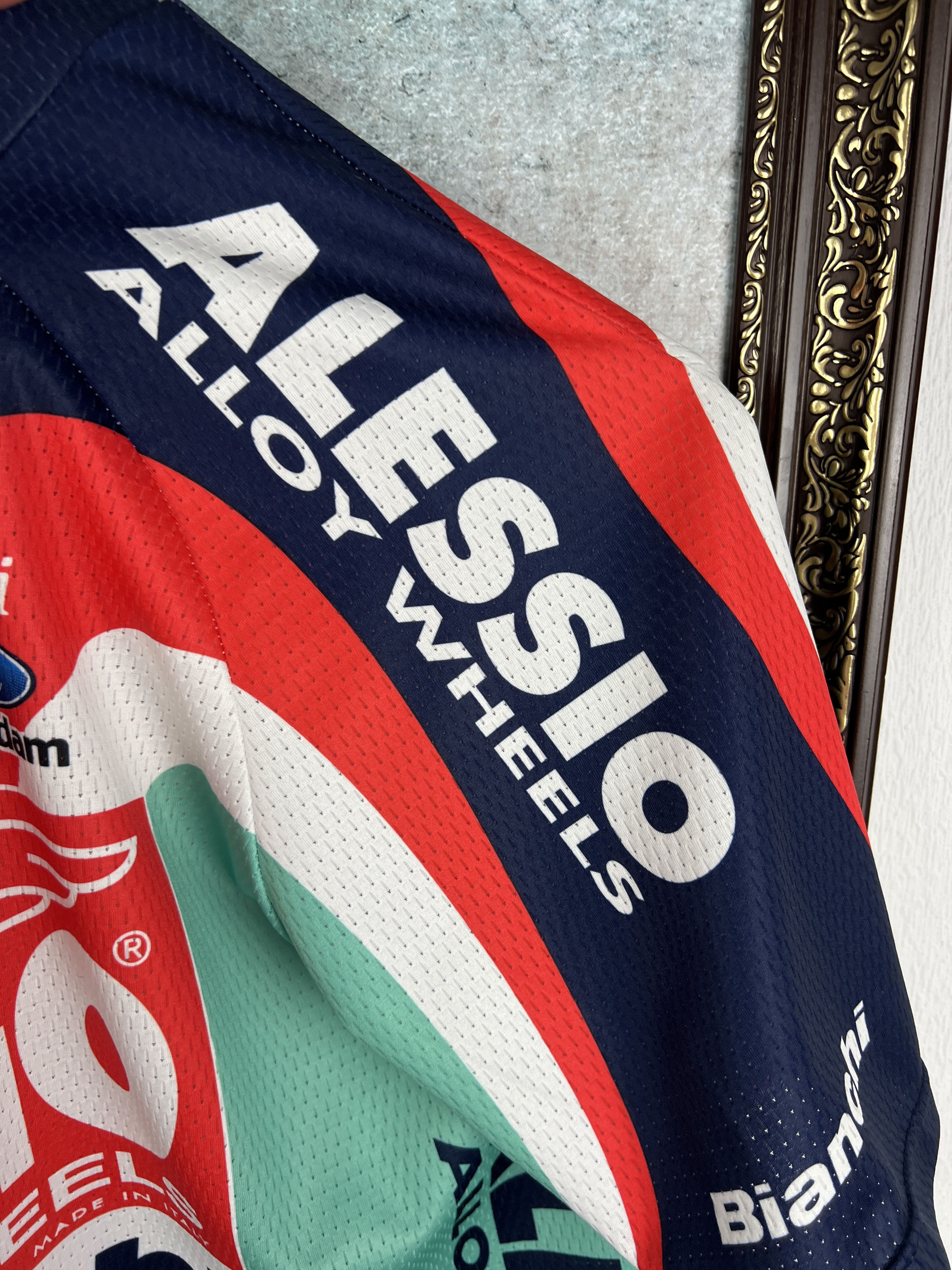 Vintage Nalini Bianchi & Alessio Cycling Jersey Sport Shirt Trikot Size US M / EU 48-50 / 2 - 4 Thumbnail
