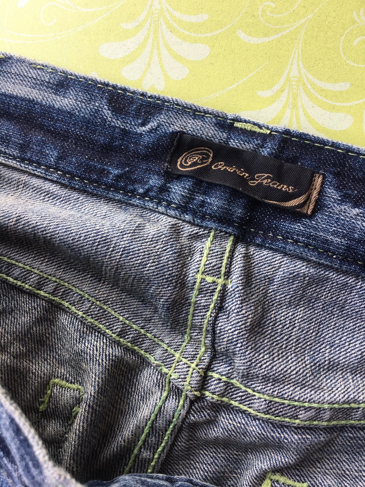 Designer Oririn jeans distressed Size US 31 - 5 Thumbnail