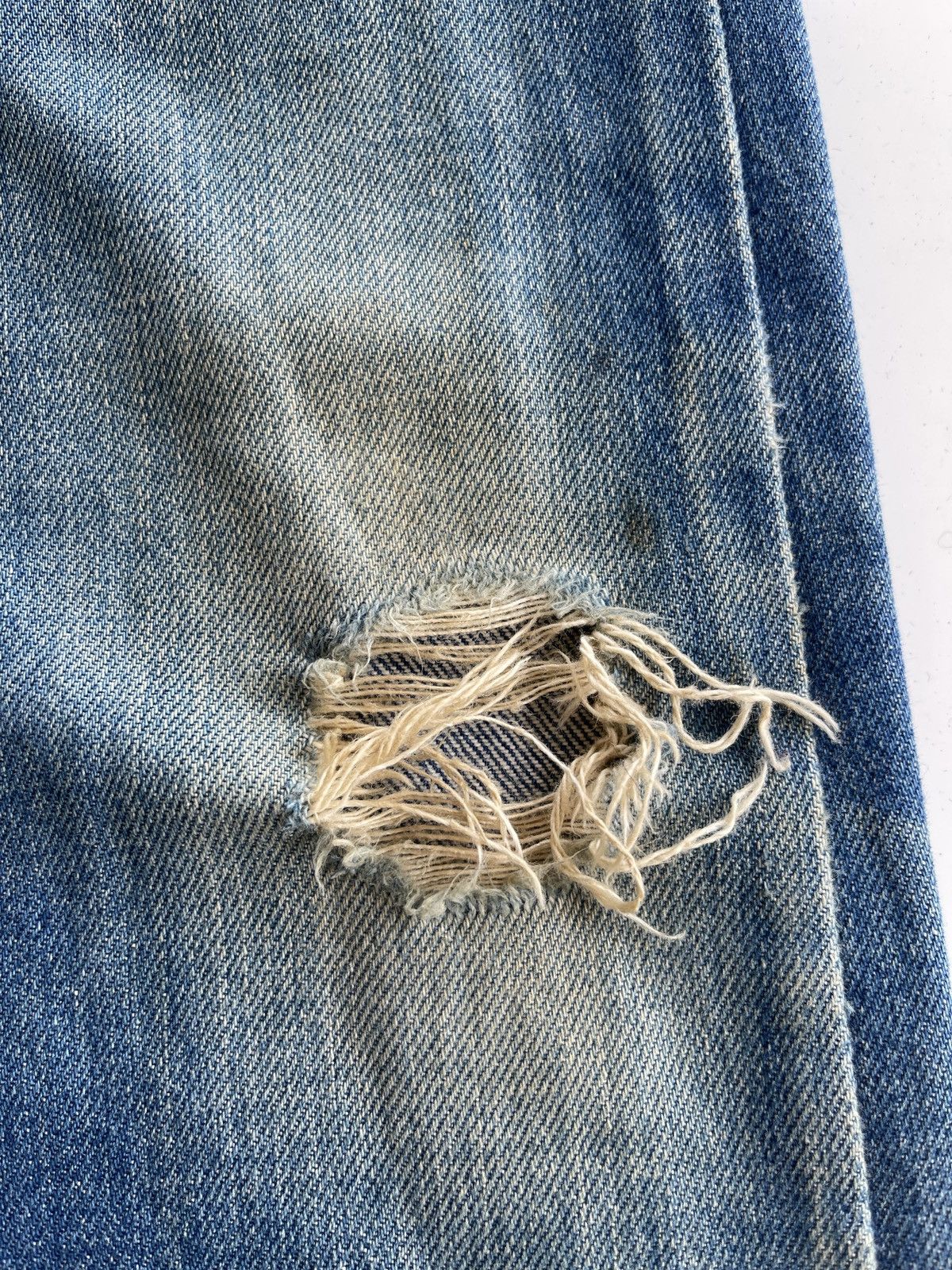 Vintage Vintage Stevens Dirty Distressed Flared Jeans Size US 28 / EU 44 - 10 Thumbnail