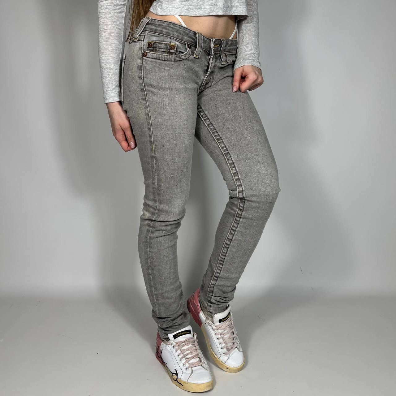 True Religion Vintage Y2K True Religion Japanese Chief Style Jeans Size 29" - 2 Thumbnail