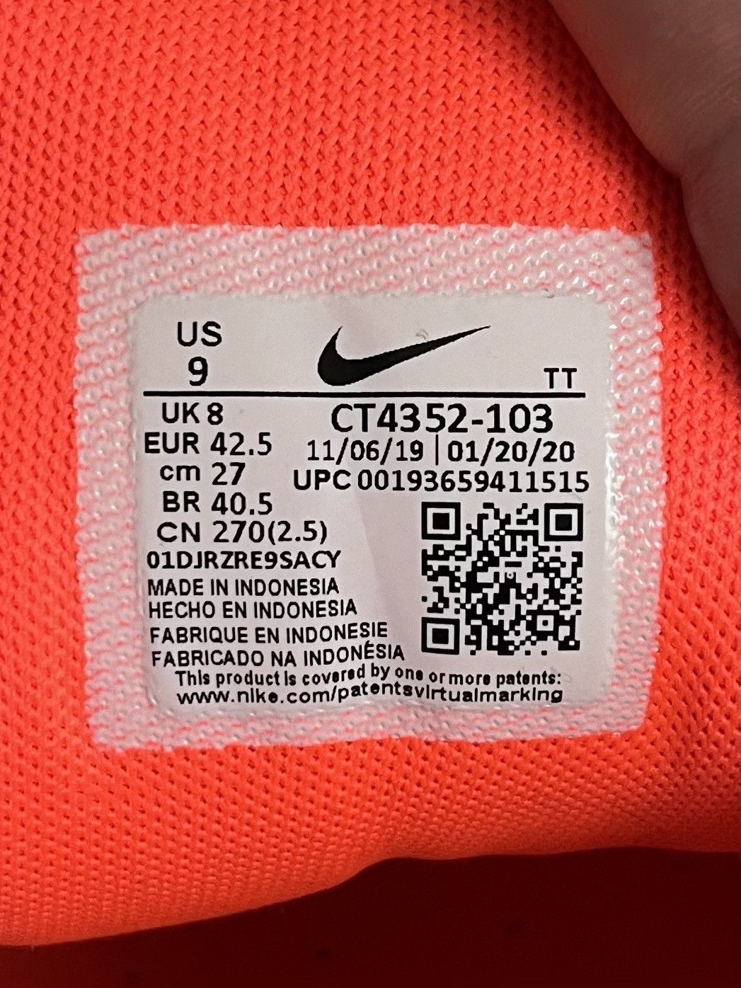 Nike Nike Air Max 90 “Hyper Orange” Size US 9 / EU 42 - 8 Thumbnail