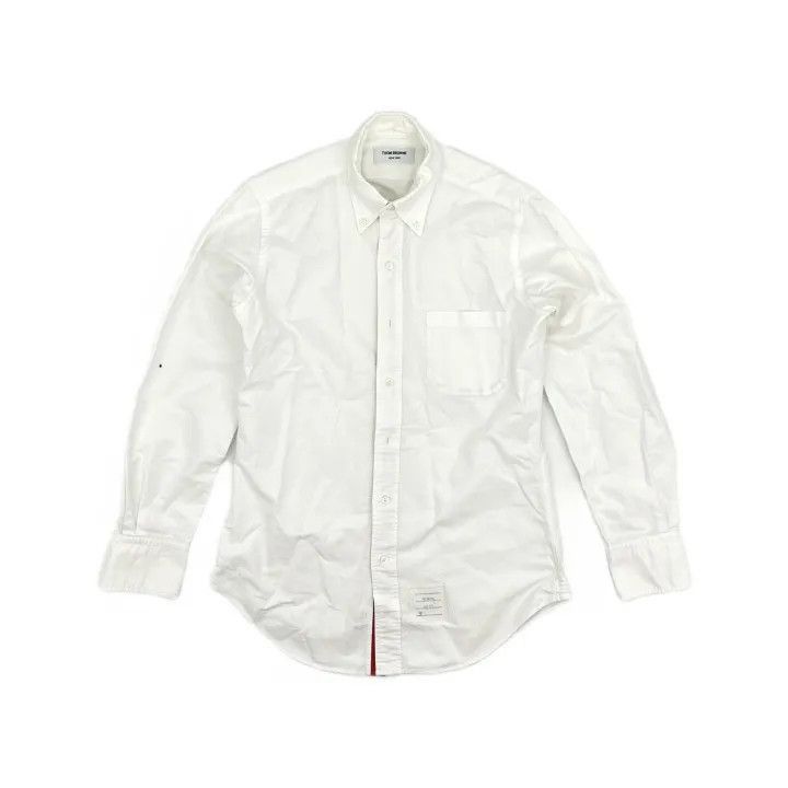 Thom Browne Thom Browne Classic Long Sleeve Oxford Shirt -2507 Size US M / EU 48-50 / 2 - 8 Thumbnail
