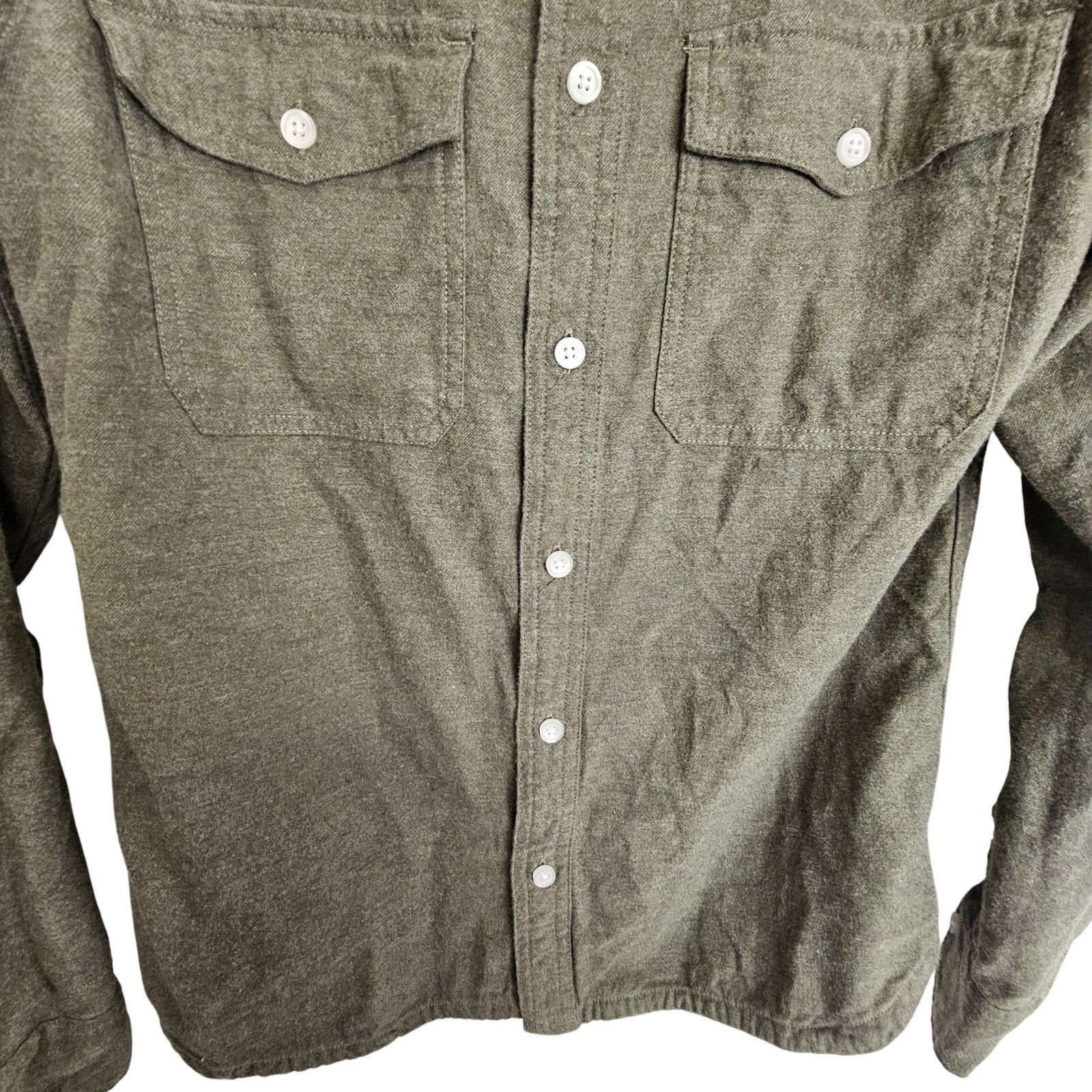 Everlane Everlane Flannel Shirt Green Button Down Long Sleeve Shirt Size US XS / EU 42 / 0 - 3 Thumbnail