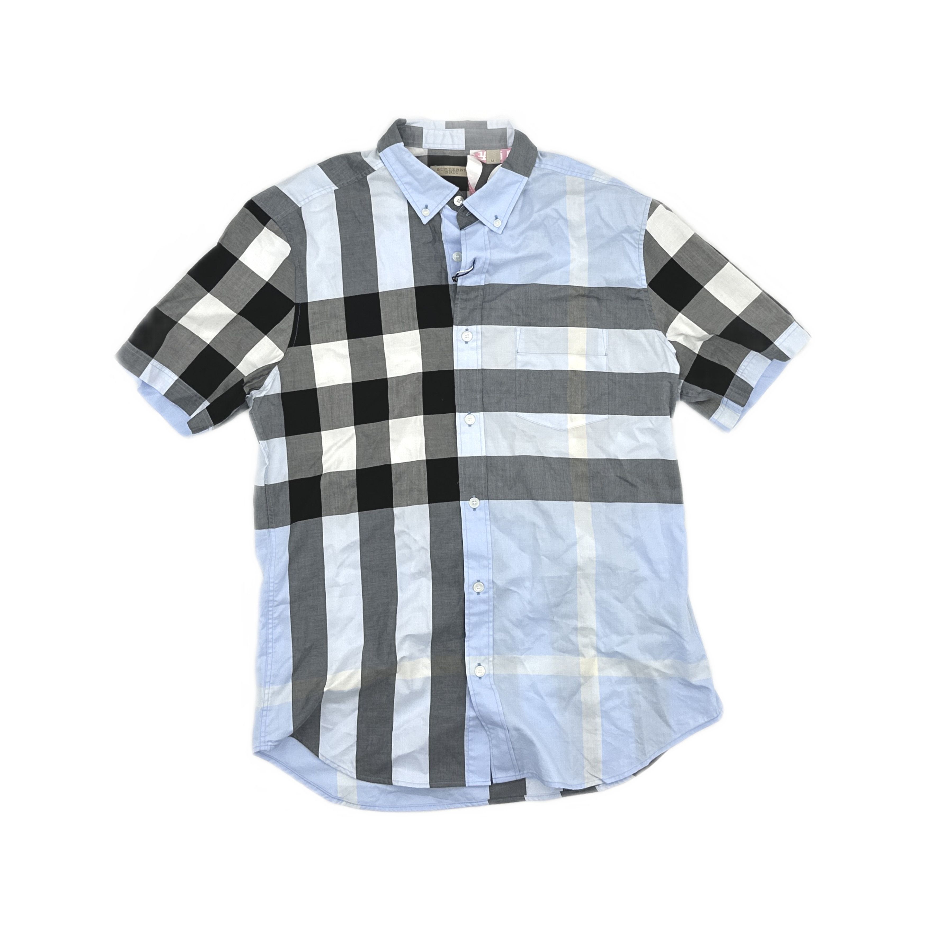 Burberry Burberry Check Short Sleeve Button Up Shirt Size M Size US M / EU 48-50 / 2 - 1 Thumbnail