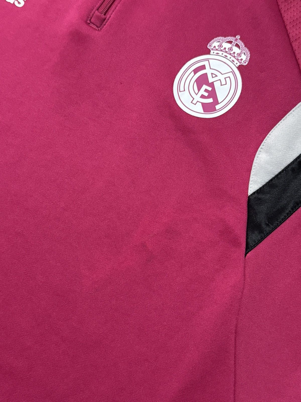 Adidas 🔷Adidas Real Madrid 2014/15 Soccer 1/4 Zip Sweatshirt🔷 Size US L / EU 52-54 / 3 - 4 Thumbnail