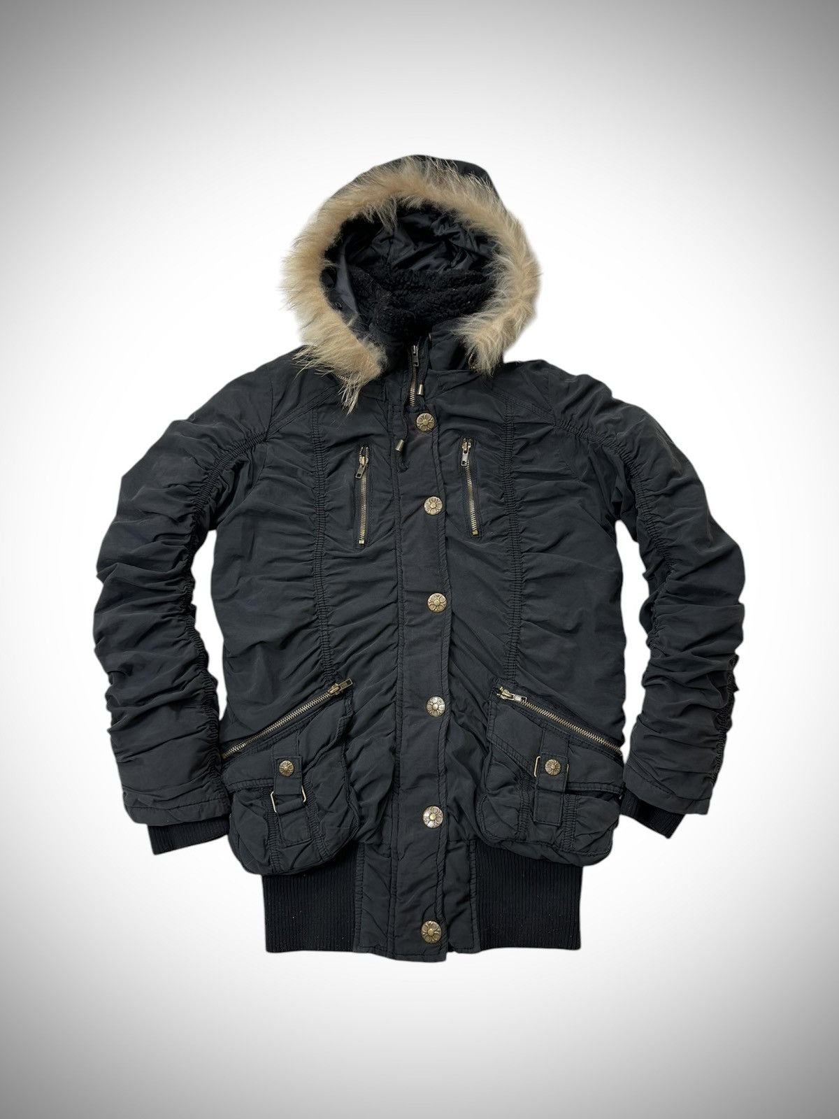 Japanese Brand 2000’s Archive Gimmick Military Mods Coat Ifsix Lgb Style Size US M / EU 48-50 / 2 - 1 Thumbnail