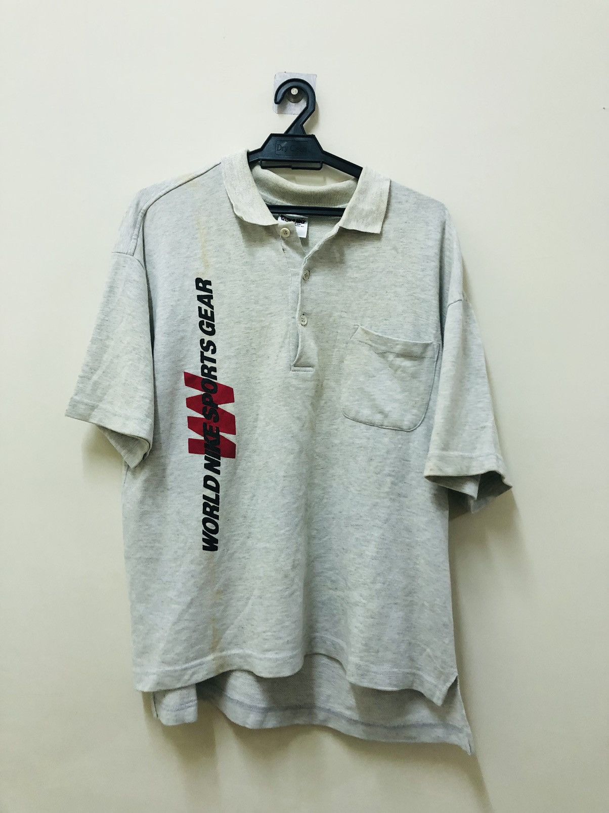 Nike × Vintage SUPER RARE WORLD NIKE POLO SHIRT Size US L / EU 52-54 / 3 - 2 Thumbnail