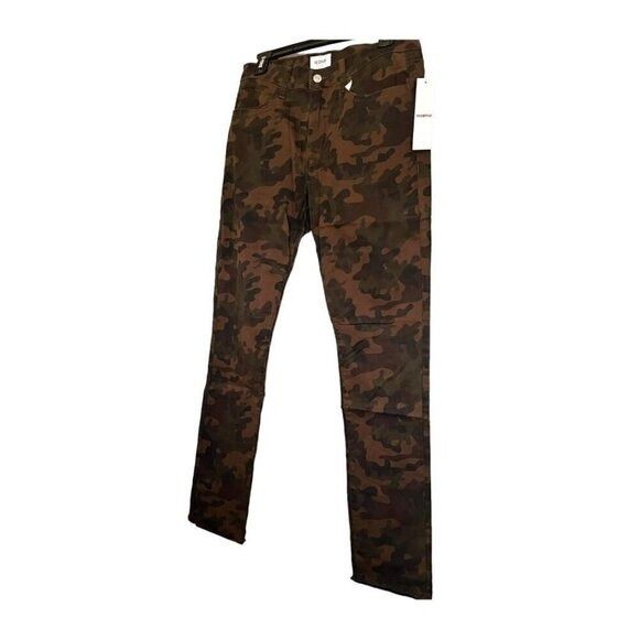 Hudson Hudson Mens Brown Ace Camo Print Mid Rise Skinny Jeans Sz 34 Size US 34 / EU 50 - 5 Thumbnail