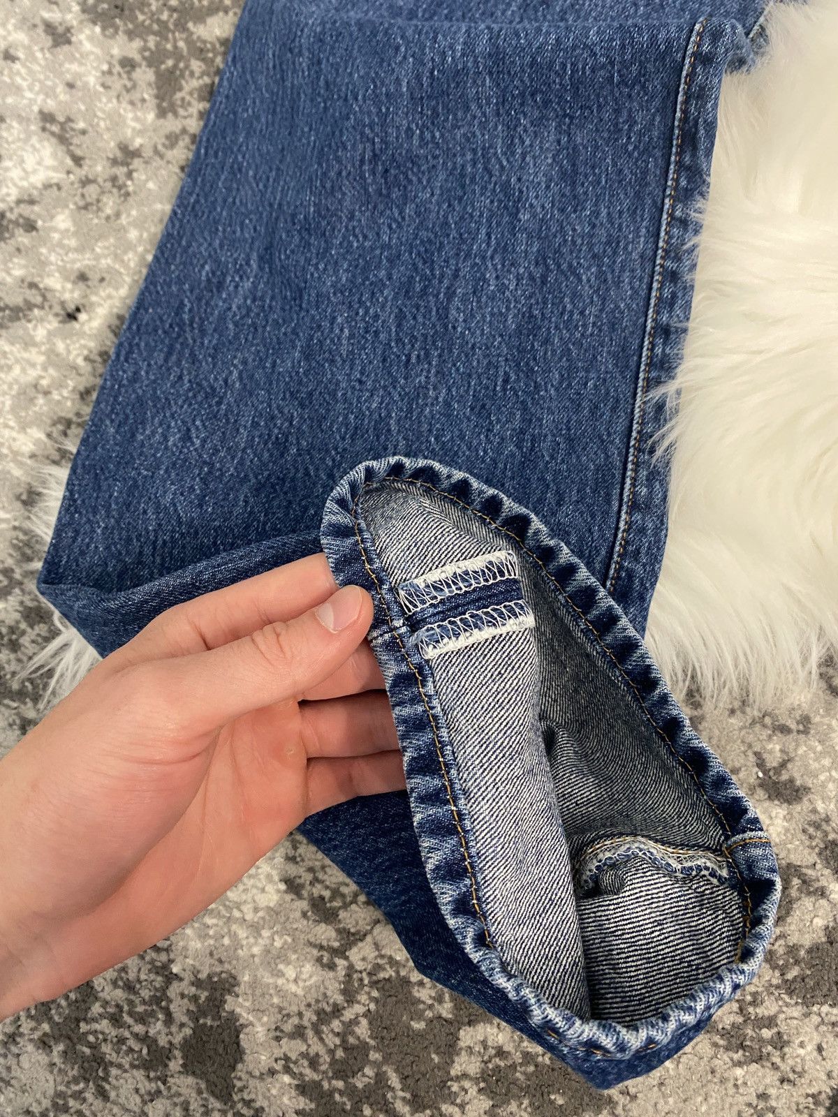 Levi's × Vintage Levi’s 501 Blue Jeans Size L Size US 34 / EU 50 - 6 Thumbnail