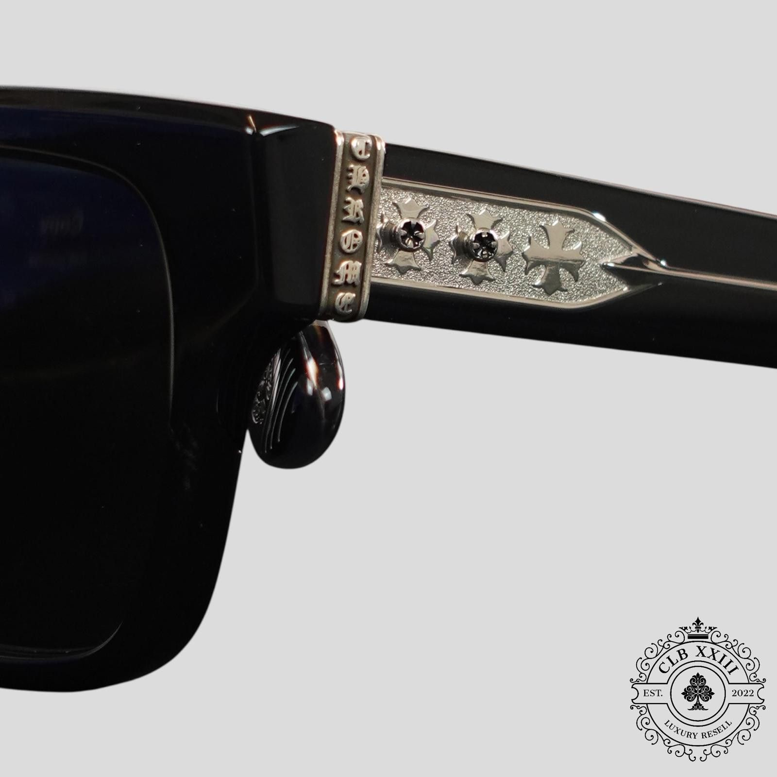 Chrome Hearts Chrome Hearts Midixathrill I Glasses in Black Size ONE SIZE - 2 Thumbnail