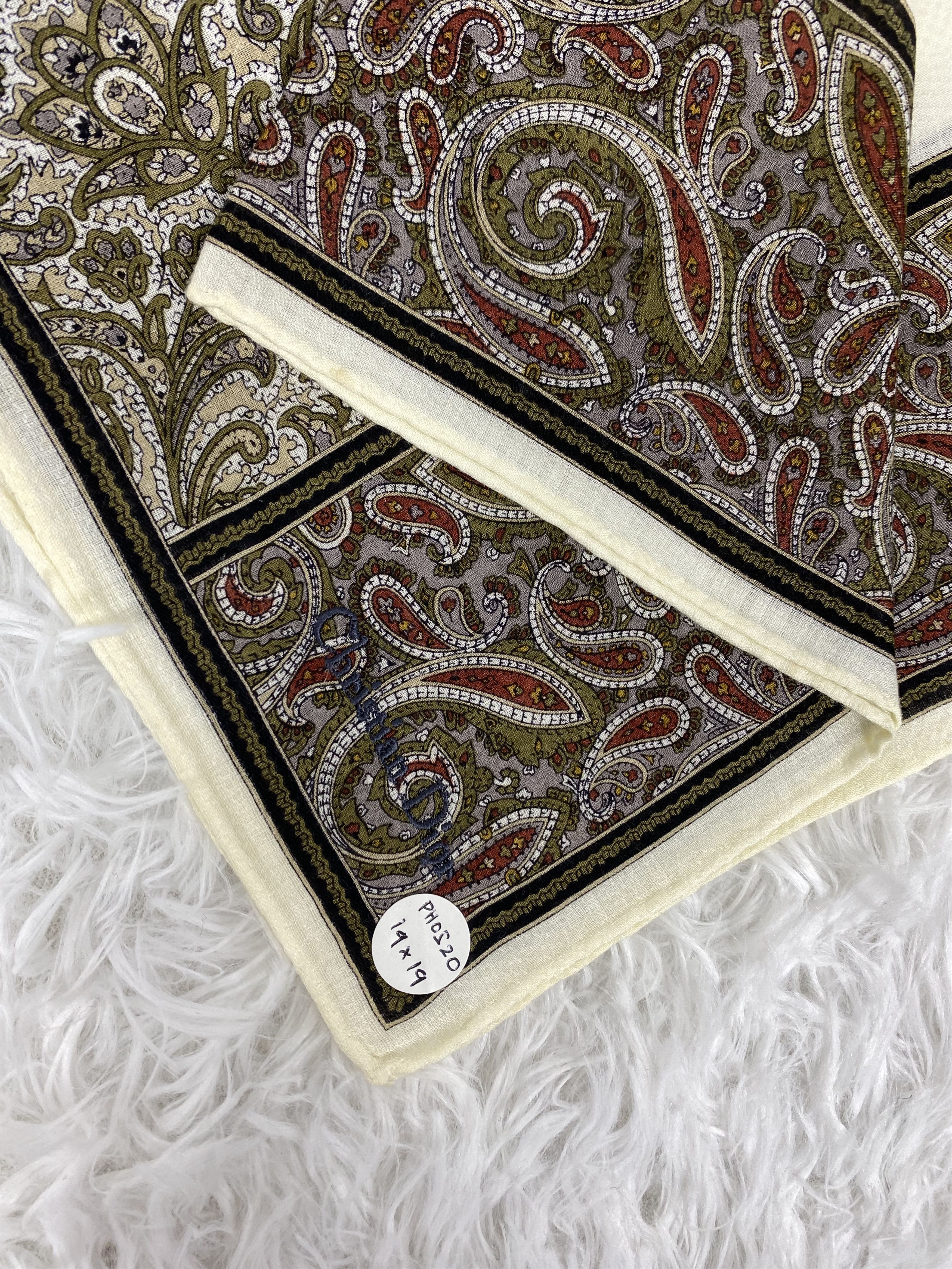 Vintage Vintage Christian Dior Handkerchief Neckerchief PH0520 Size ONE SIZE - 2 Thumbnail