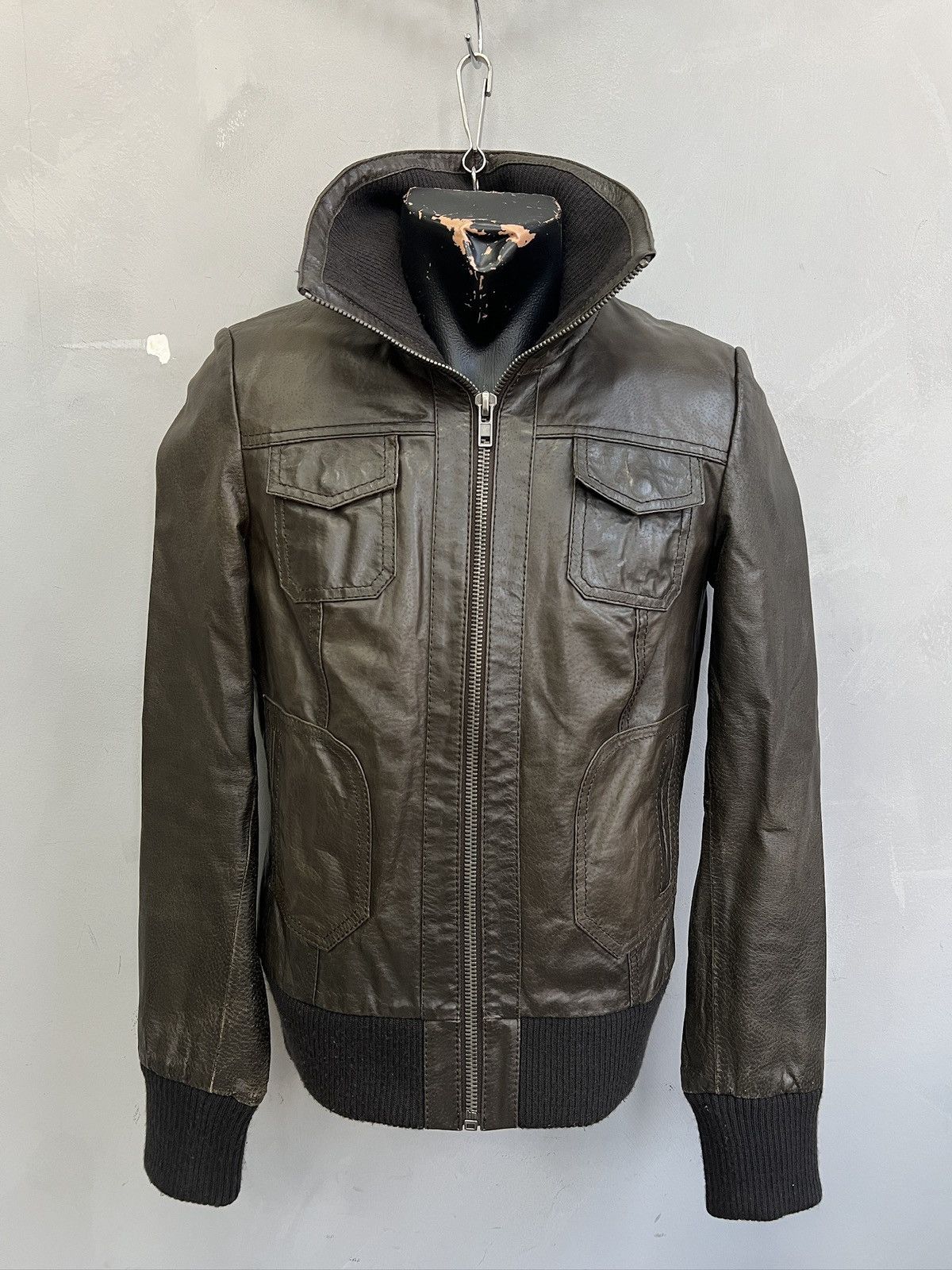 14th Addiction gothic avant garde y2k cropped jacket leather 14th addiction Size US S / EU 44-46 / 1 - 1 Thumbnail