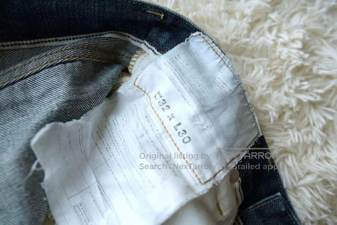 Visvim visvim 04 Nonwash Black Snakeskin Jeans. Size US 32 / EU 48 - 8 Thumbnail