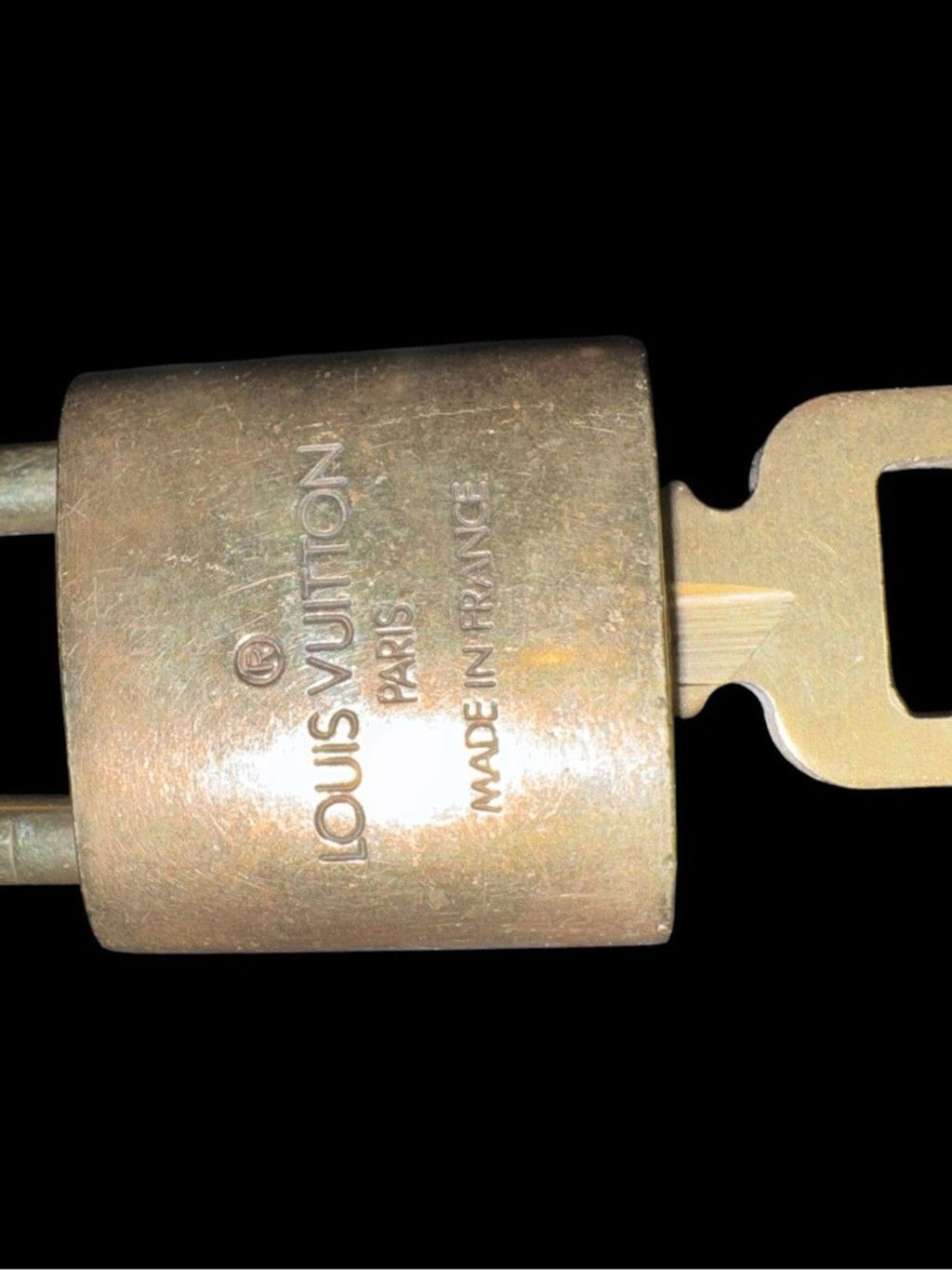 Louis Vuitton Louis Vuitton Brass Gold Padlock with Key #316 & COA Size ONE SIZE - 6 Thumbnail