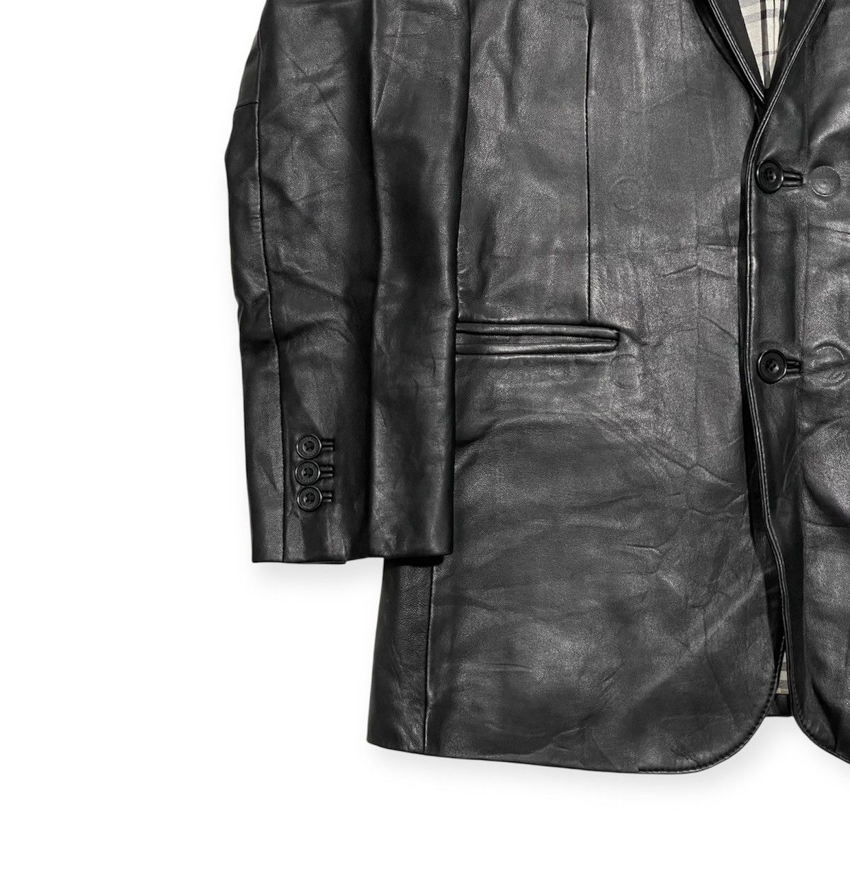Burberry Burberry sheepskin Nova Check tailored jacket Size US S / EU 44-46 / 1 - 3 Thumbnail