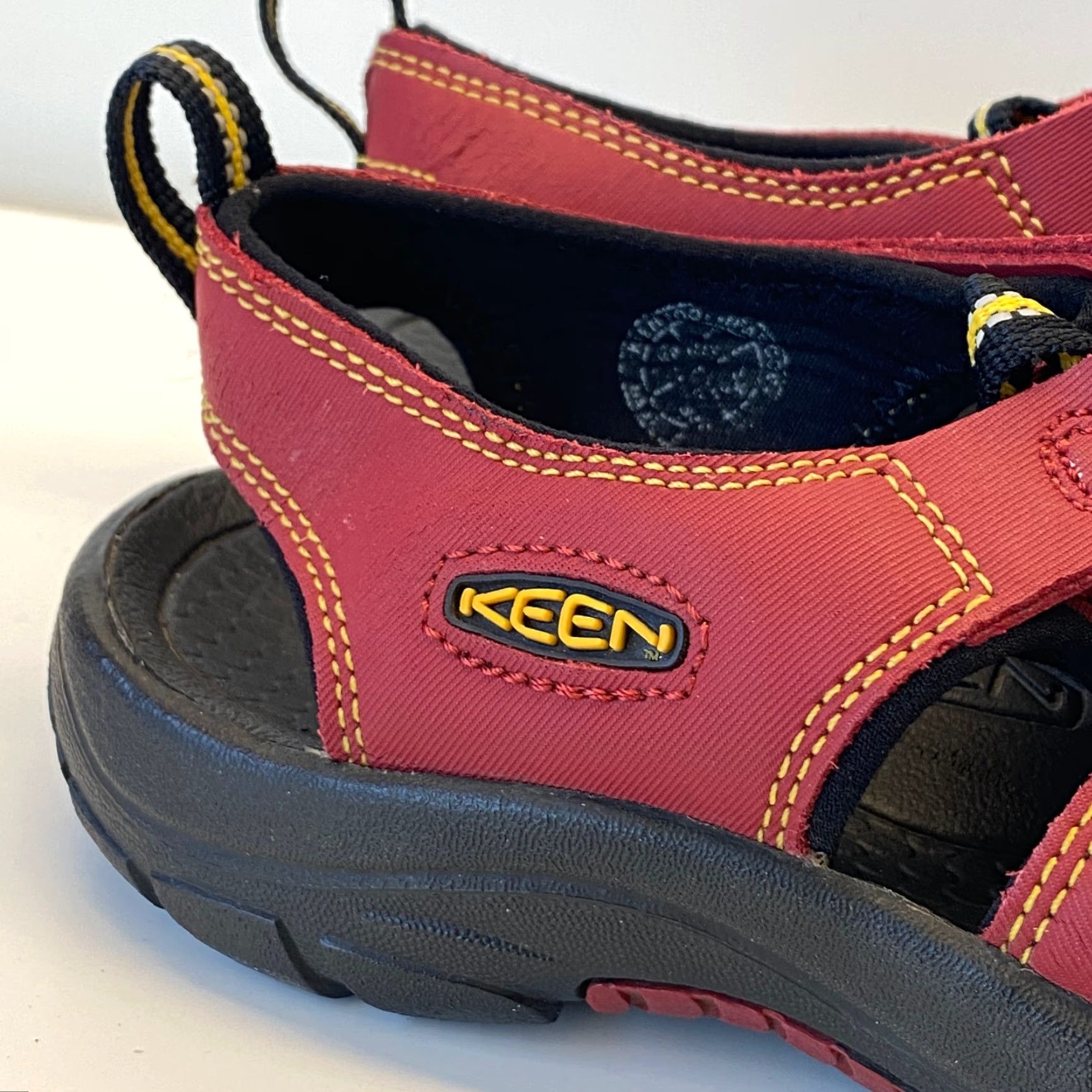 KEEN KEEN Women’s Newport Waterproof Hiking Sandals Shoes 4 Red Yellow Outdoor Sandal Sports Shoes Womens Size US 4 / IT 34 - 3 Thumbnail