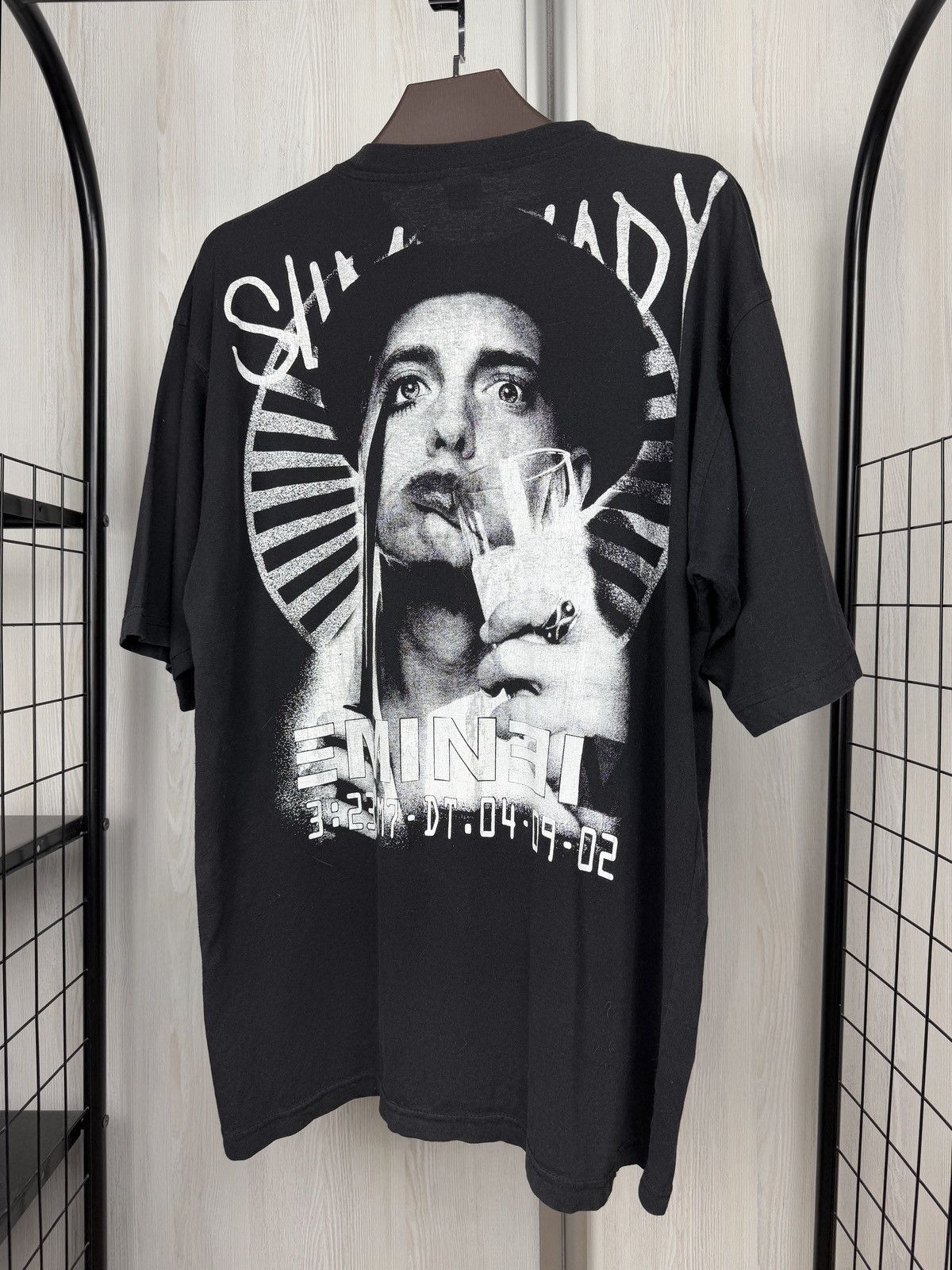Eminem VNTG Eminem Clockwork Orange 2002 Slim Shady Distressed Tee Size US XXL / EU 58 / 5 - 8 Thumbnail