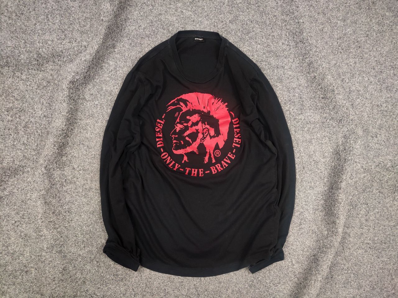 Diesel Vintage Diesel y2k style Big Logo Black Light Long sleeve Size US M / EU 48-50 / 2 - 2 Thumbnail