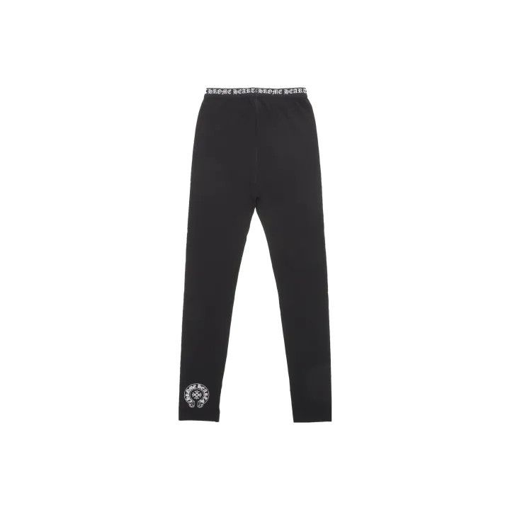 Chrome Hearts Chrome Hearts Black Elastic Waist Leggings for Women 0079 Size 22" - 1 Thumbnail