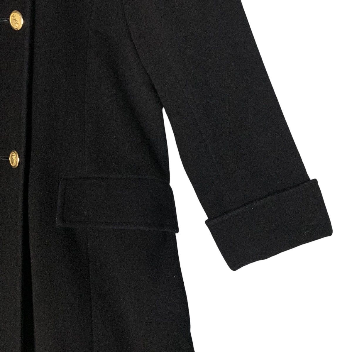 Yves Saint Laurent Luxury Yves Saint Lauren Wool Double Breasted Coat Size S Size S / US 4 / IT 40 - 6 Thumbnail