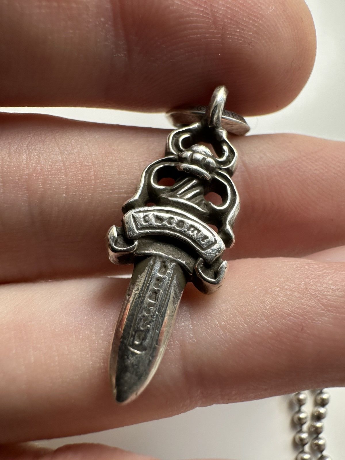 Chrome Hearts Chrome Hearts .915 Dagger #5 pendant + .925 CH ballchain Size ONE SIZE - 4 Thumbnail