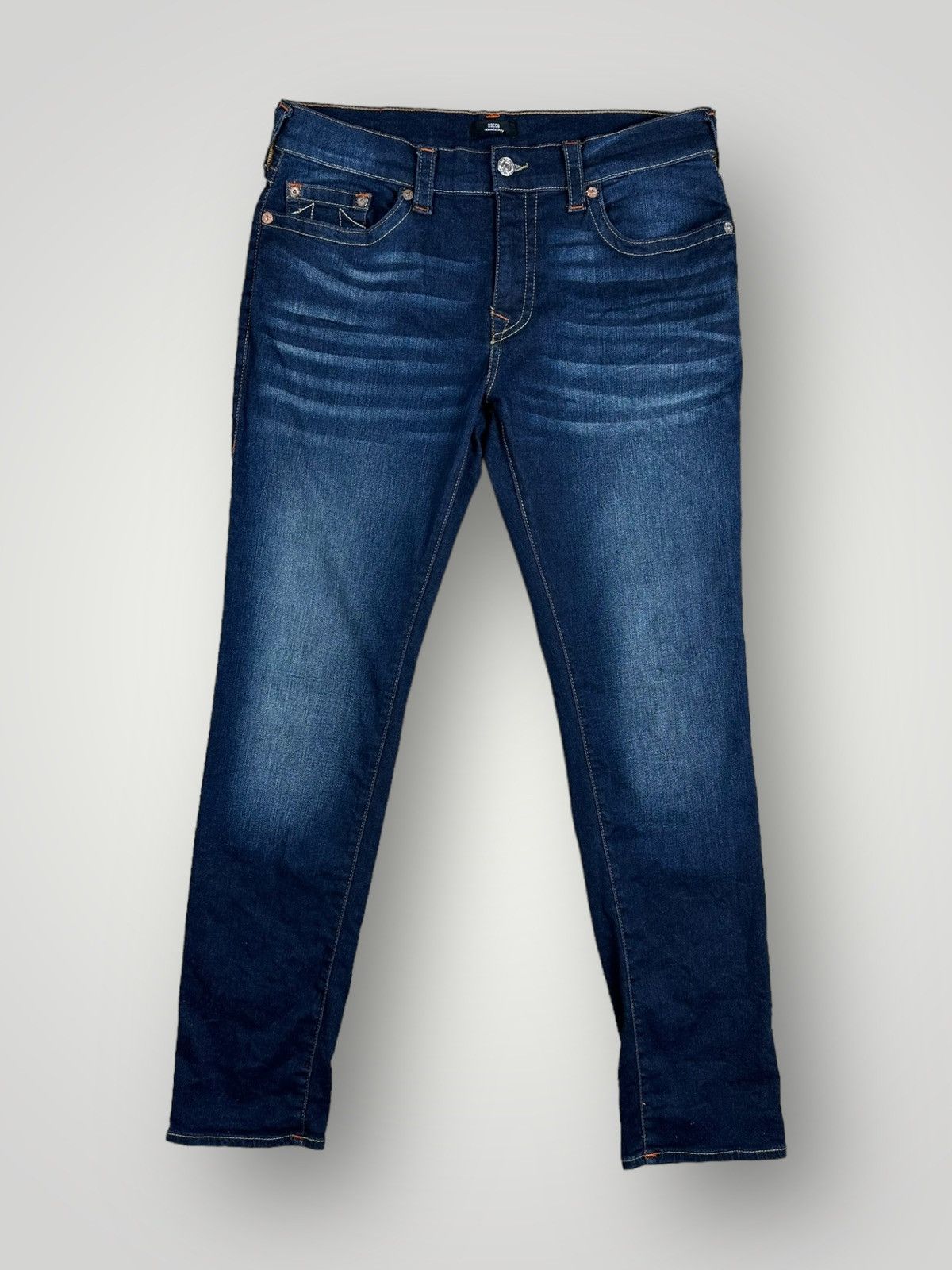 True Religion True Religion Rocco blue relaxed skinny jeans denim W36 Size US 36 / EU 52 - 2 Thumbnail