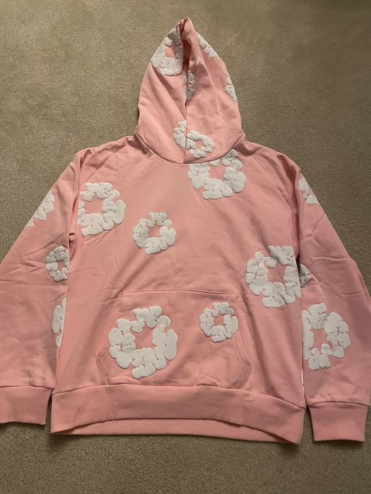Denim tears pink denim tears hoodie grailed