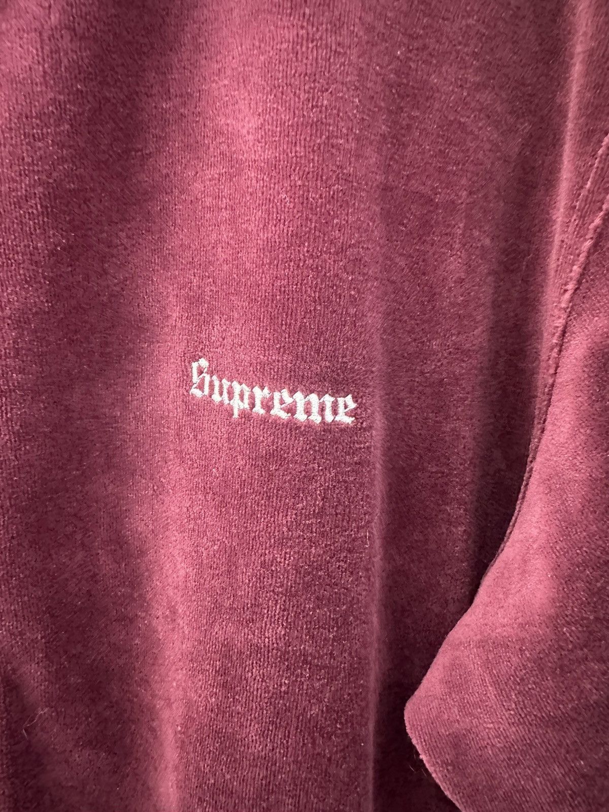 Supreme Supreme FW22 studded velour jacket Size US L / EU 52-54 / 3 - 1 Thumbnail
