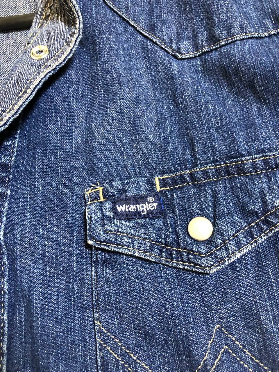 Wrangler Vintage Wrangler Western Pearl Snap Shirt Pockets Ranch Size US S / EU 44-46 / 1 - 3 Thumbnail