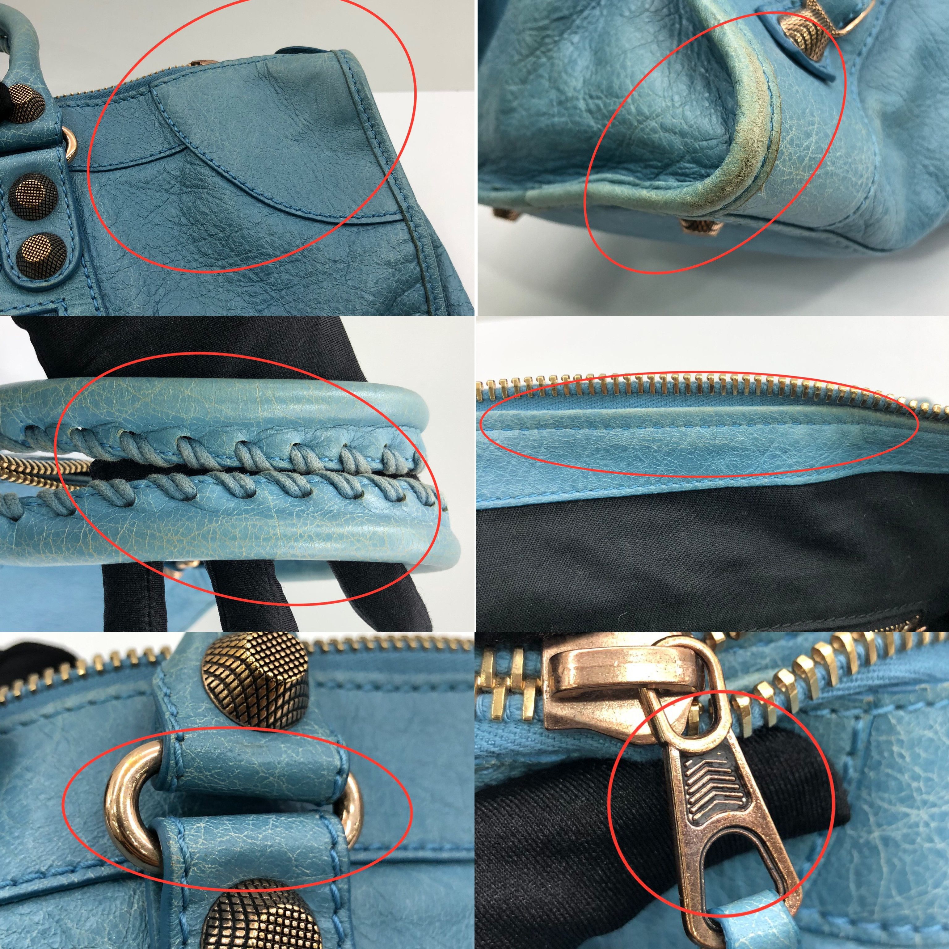 Balenciaga BALENCIAGA 2000s - Giant Work Lambskin Motorcycle City Bag Size ONE SIZE - 10 Thumbnail