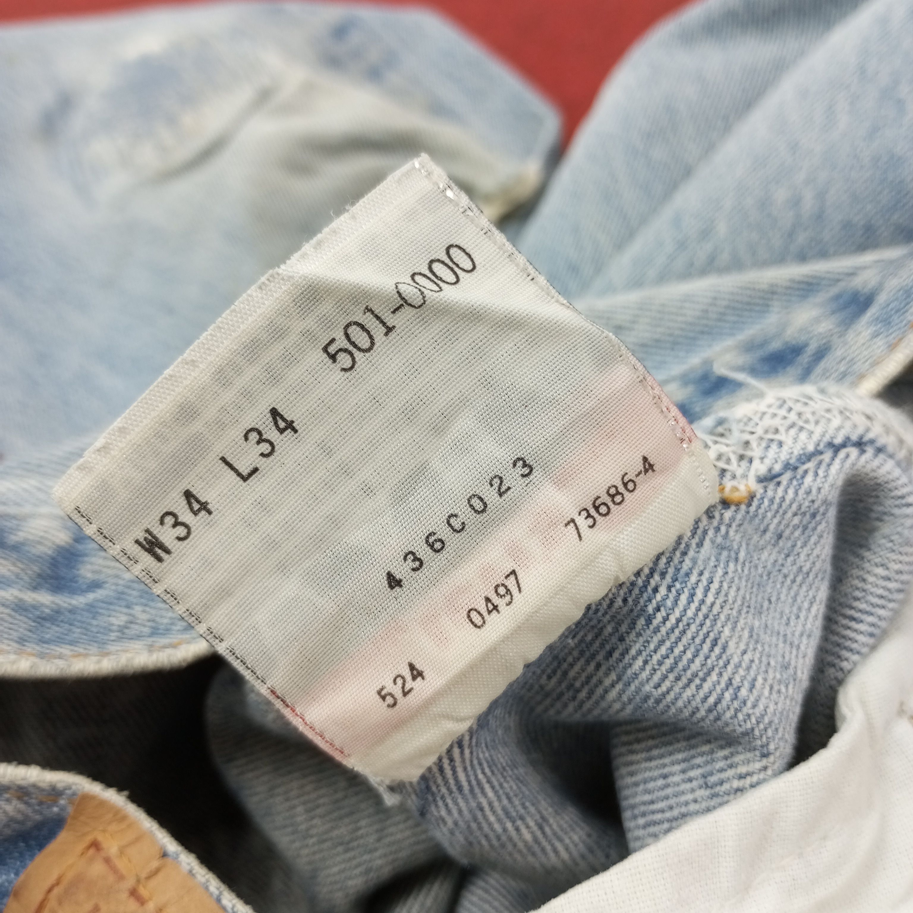 Levi's Levis Streetwear Style Distressed Jeans c252n18 Size US 31 - 14 Thumbnail