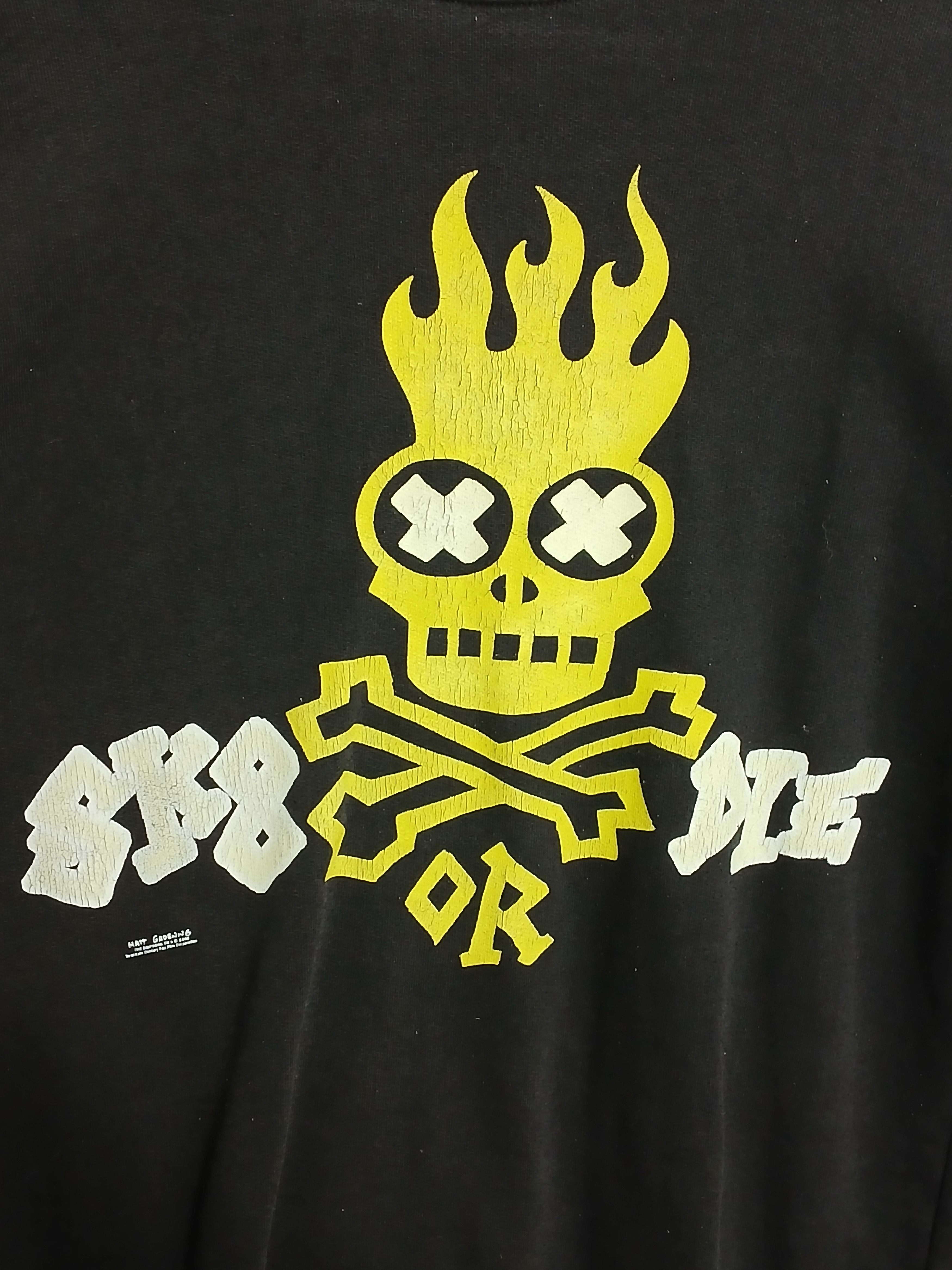 The Simpsons × Vintage Vintage The Simpsons Skate Or Die Skategang Sweatshirt Size US M / EU 48-50 / 2 - 3 Thumbnail
