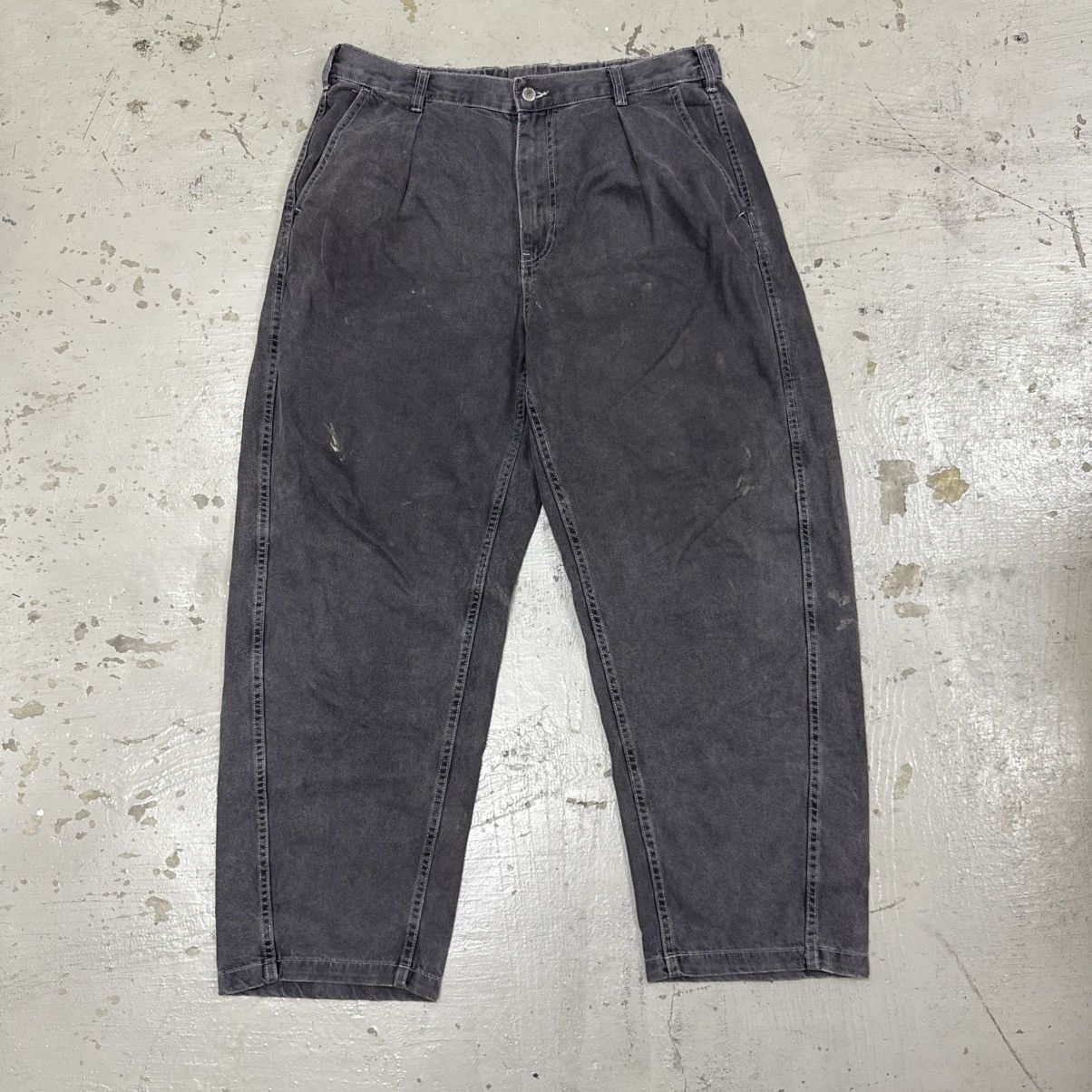 GU GU Japan Baggy Flare Jeans JNCO Size US 34 / EU 50 - 1 Thumbnail