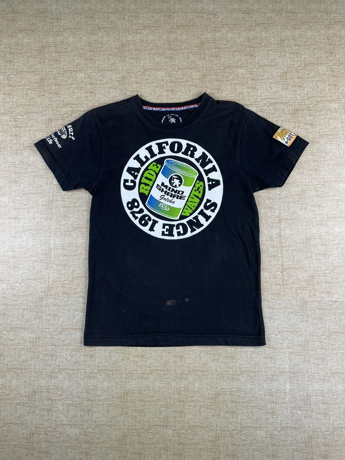 Gotcha × Vintage Vintage GOTCHA California Surf Style Tshirt Size US S / EU 44-46 / 1 - 2 Thumbnail