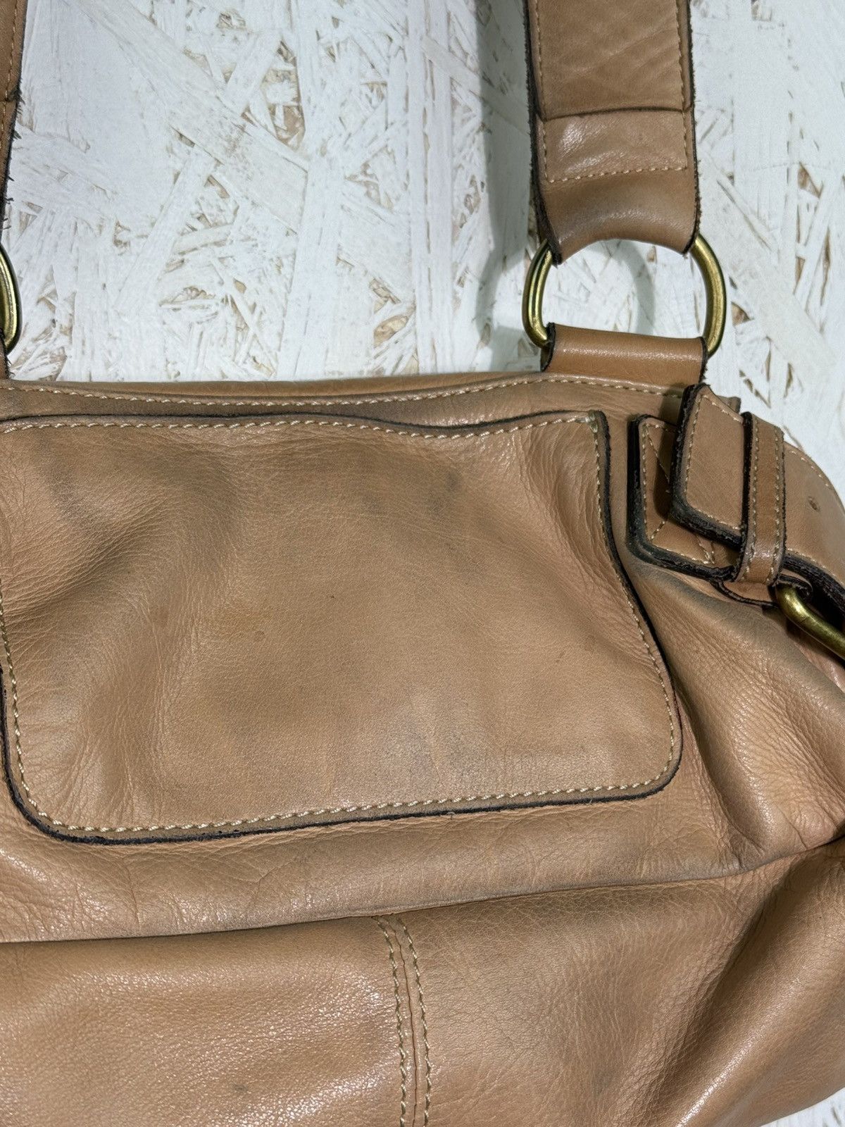 Vivienne Westwood Vivienne Westwood Beige Leather Shoulder Bag Pre-Loved Size ONE SIZE - 7 Thumbnail