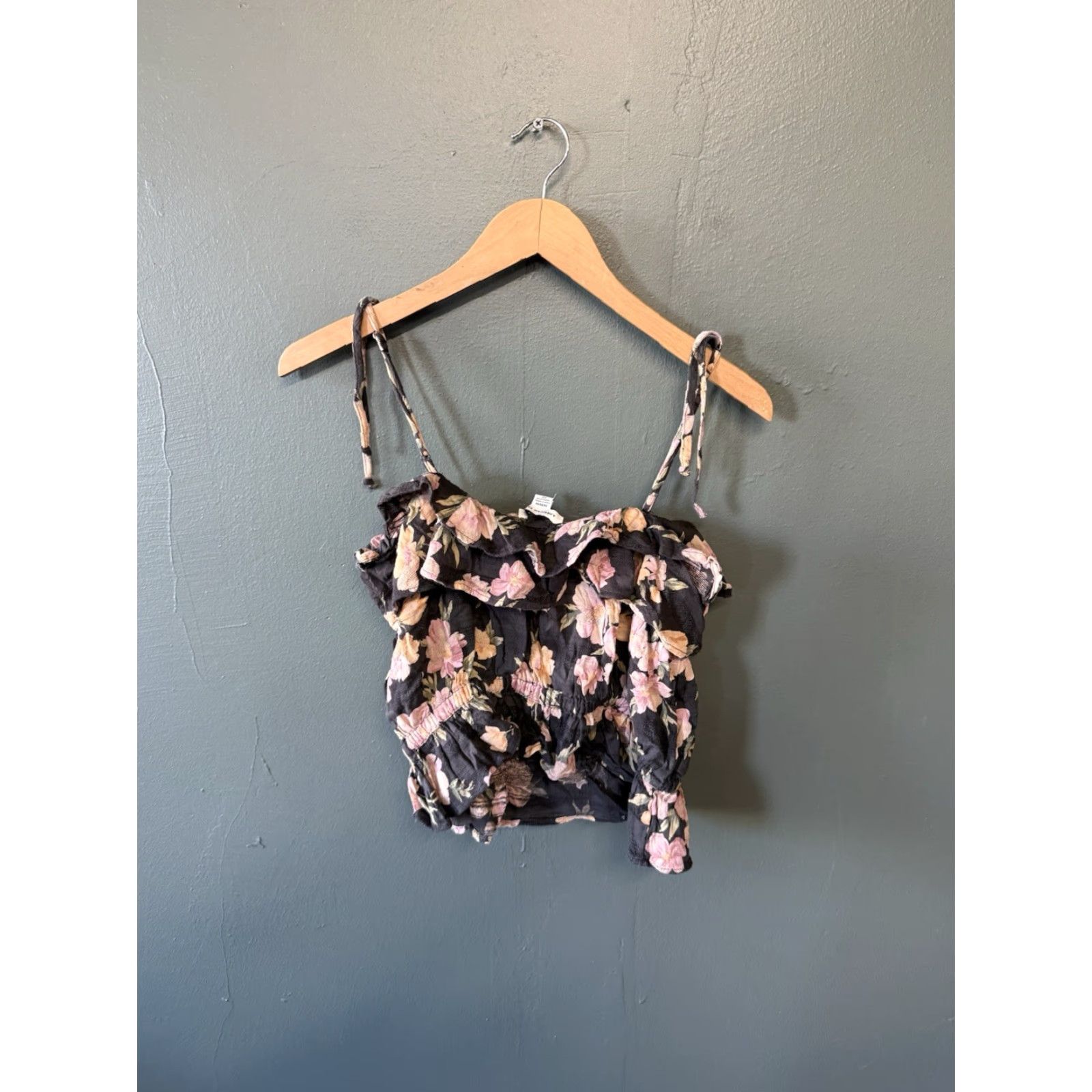 American Eagle Outfitters American Eagle Womens Sleeveless Floral Pattern Tank Top Size Medium Size M / US 6-8 / IT 42-44 - 2 Thumbnail