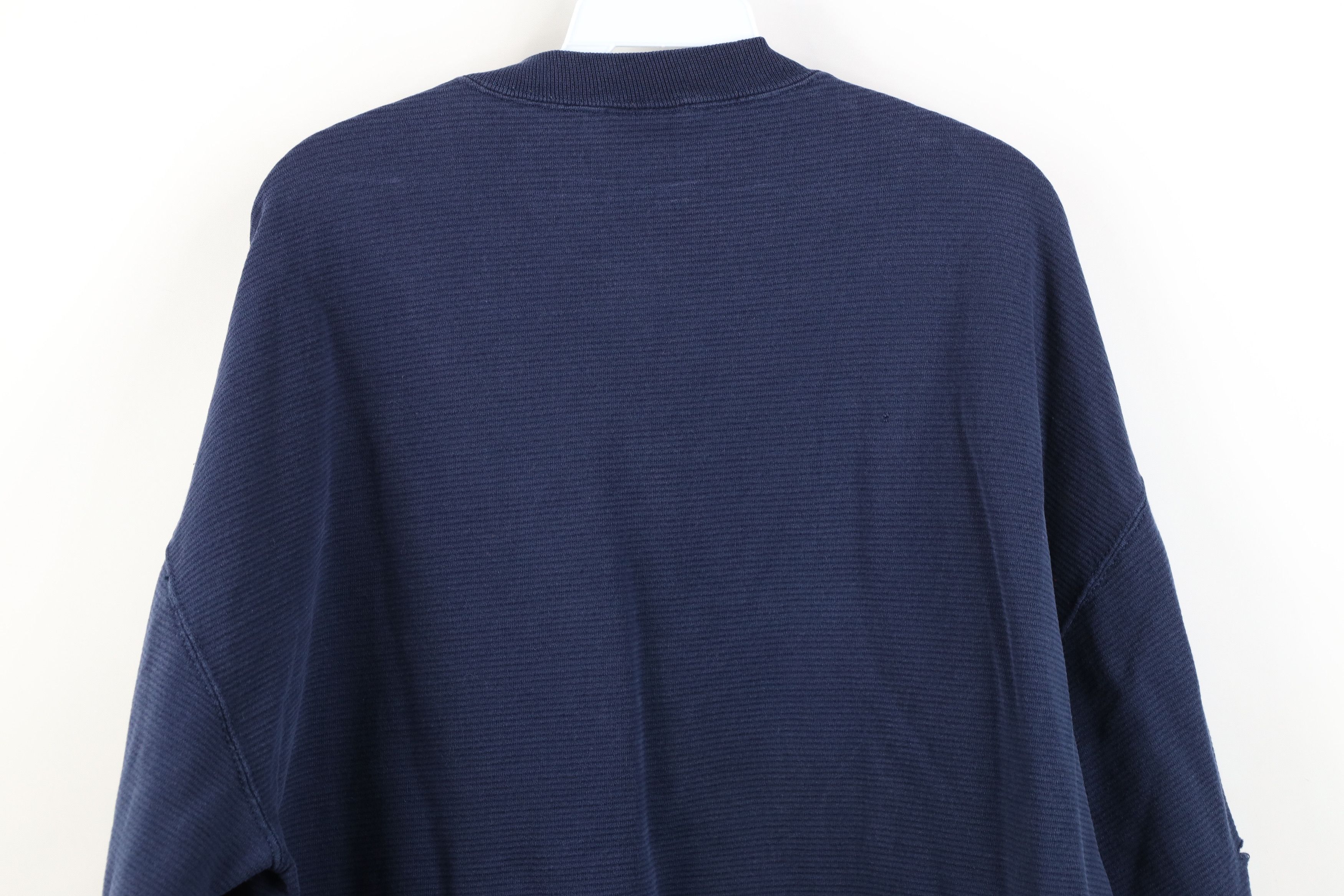 Vintage Vintage 90s Knit St Joseph Crewneck Sweatshirt Blue USA Size US XL / EU 56 / 4 - 15 Thumbnail