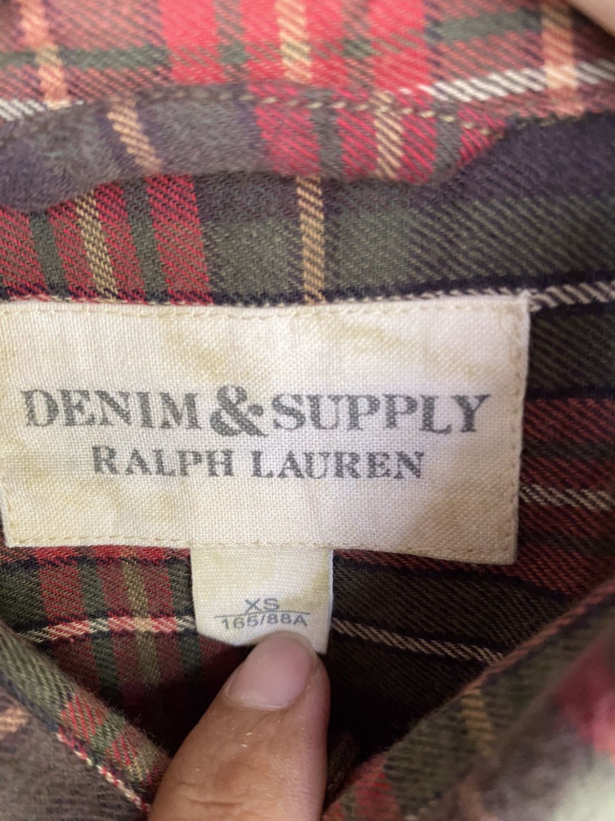 Polo Ralph Lauren Vintage Polo Ralph Lauren Plaid Tartan Flannel Shirt Size US XS / EU 42 / 0 - 4 Thumbnail