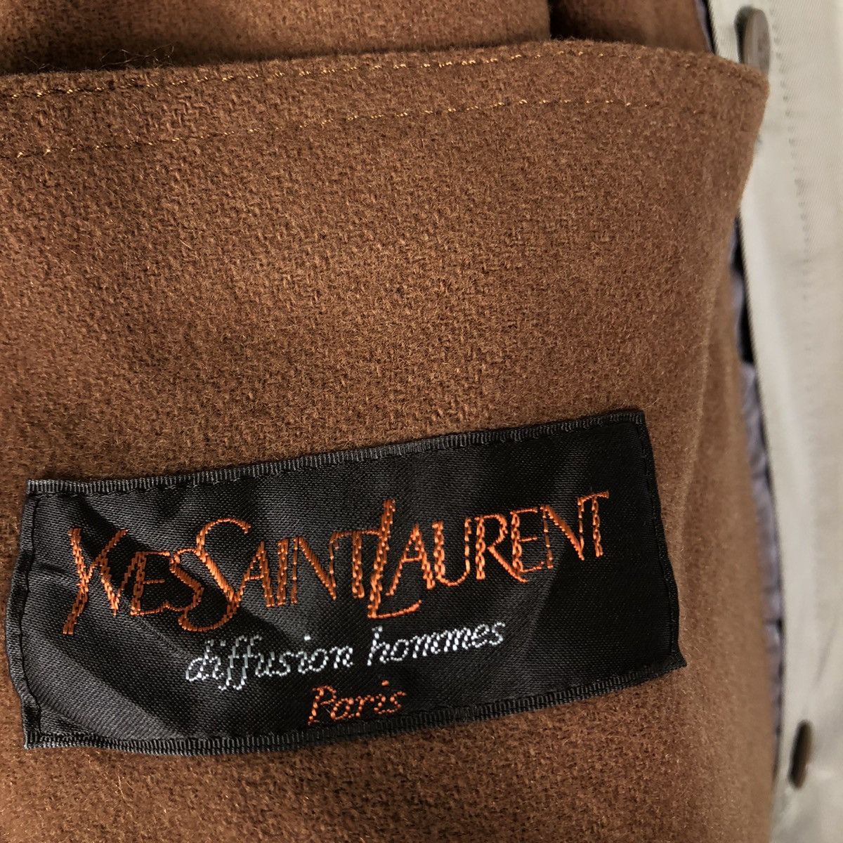 Japanese Brand 🔥Vtg Long Jacket Yves Saint Laurent Diffusion Hommes Paris Size US M / EU 48-50 / 2 - 17 Thumbnail
