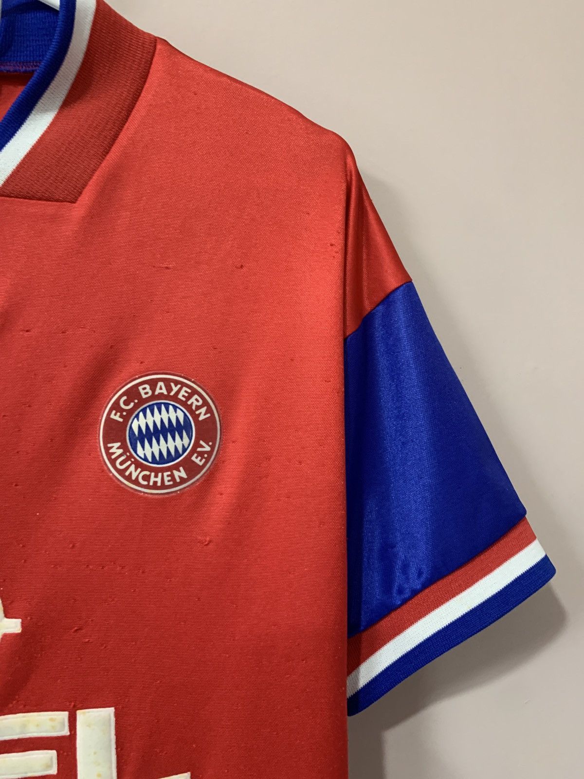 Vintage Bayern Munich Paulo Sergio 1993 1994 vintage soccer jersey Size US S / EU 44-46 / 1 - 9 Thumbnail