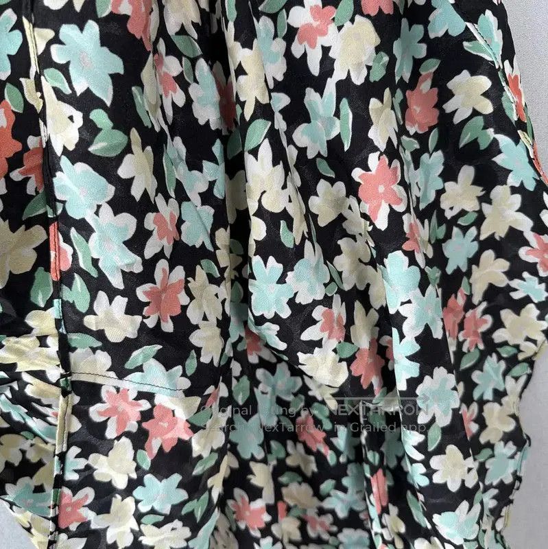 Yves Saint Laurent YSL Floral Print Summer Dress Medium . Size M / US 6-8 / IT 42-44 - 4 Thumbnail
