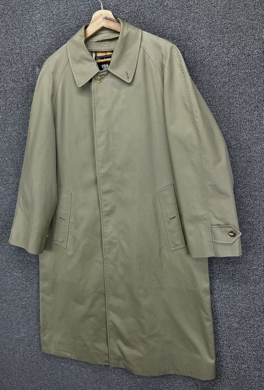 Burberry Vintage Burberry Nova Check Trench Coat Long Jacket Size US L / EU 52-54 / 3 - 3 Thumbnail
