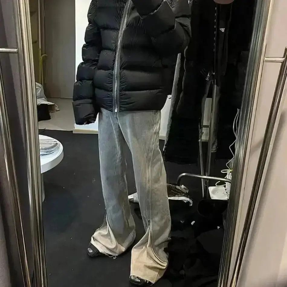 Japanese Brand Streetwear Baggy Zipper Jeans Pants y2k Size US 34 / EU 50 - 6 Thumbnail