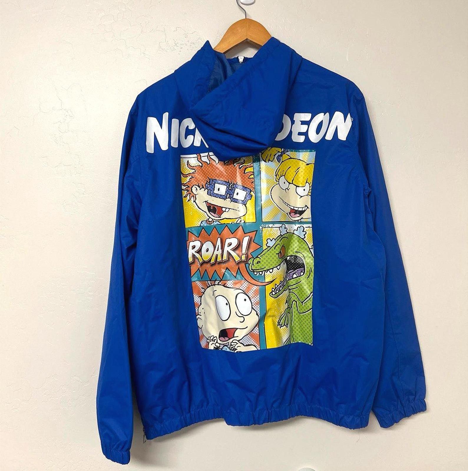 Other Members Only x Nickelodeon Blue Windbreaker Jacket XL Size US XL / EU 56 / 4 - 2 Thumbnail