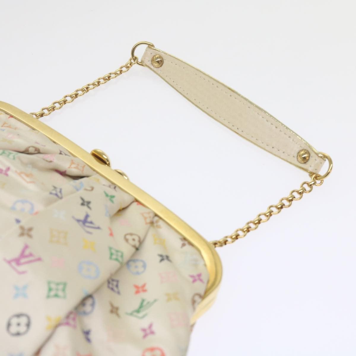 Louis Vuitton LOUIS VUITTON Monogram Multicolor Omoniere Hand Bag White Size ONE SIZE - 14 Thumbnail